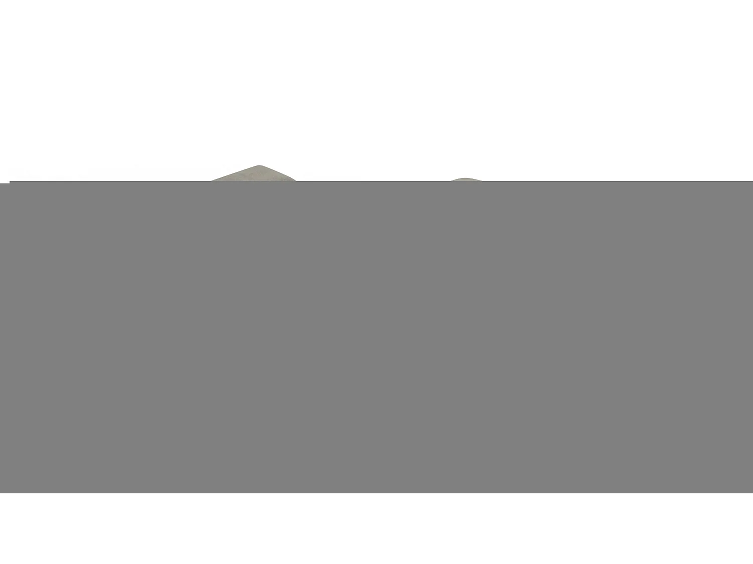 Canapé d'angle 4 places NORDEL, tissu taupe