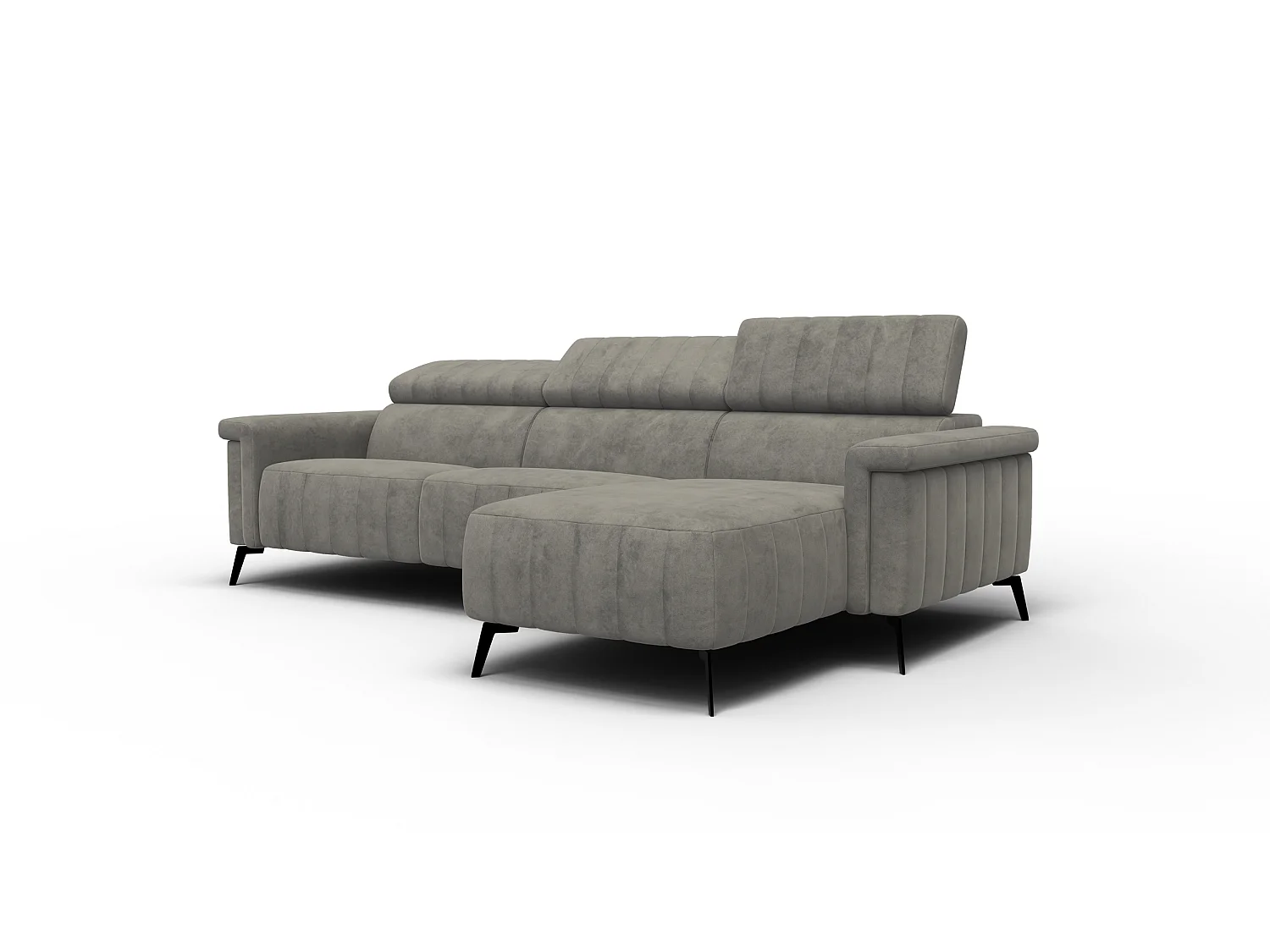 Ecksofa 4-Sitzer NORDEL, taupe