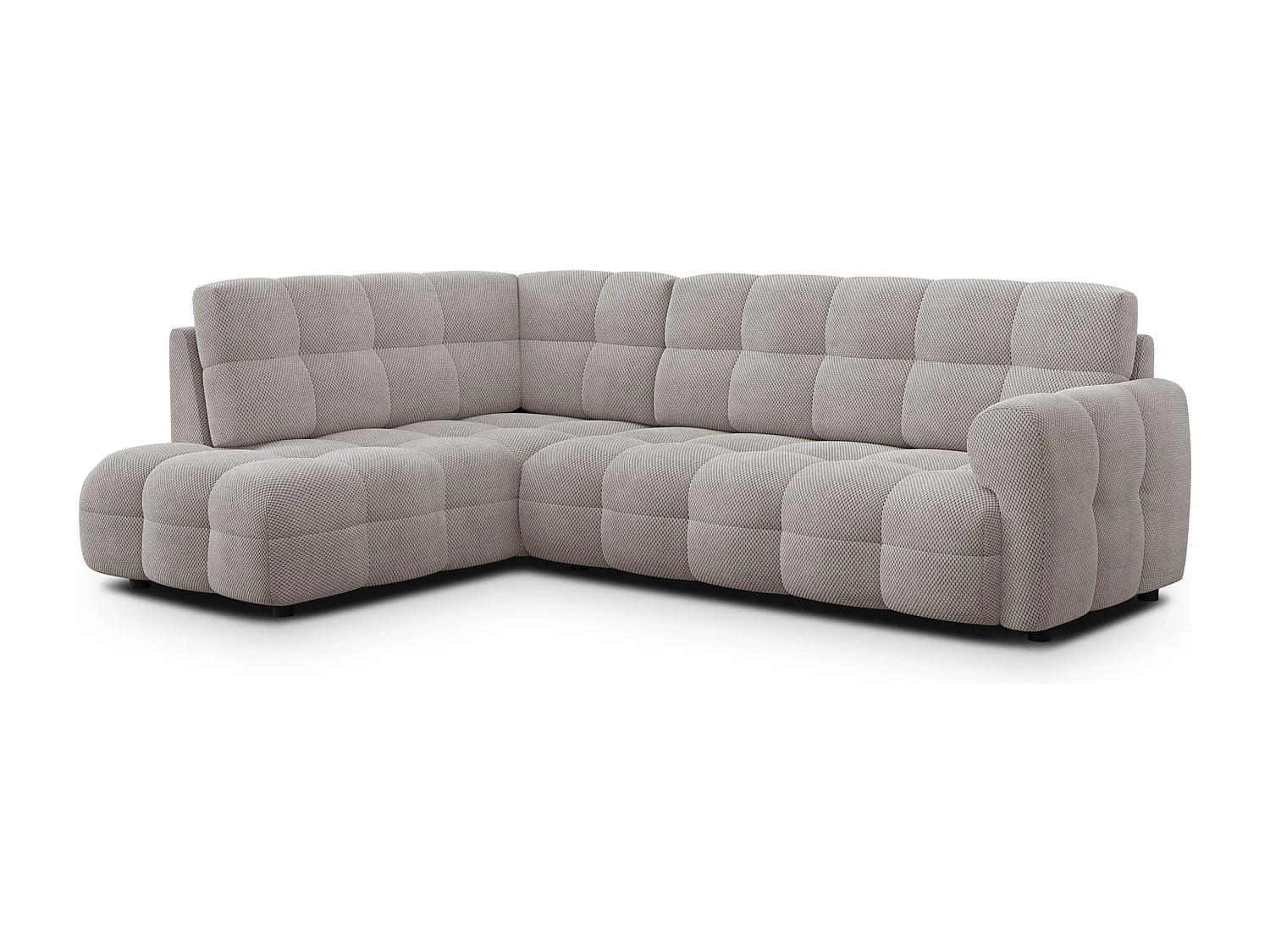 Ecksofa 5-Sitzer links MELLOW, beige