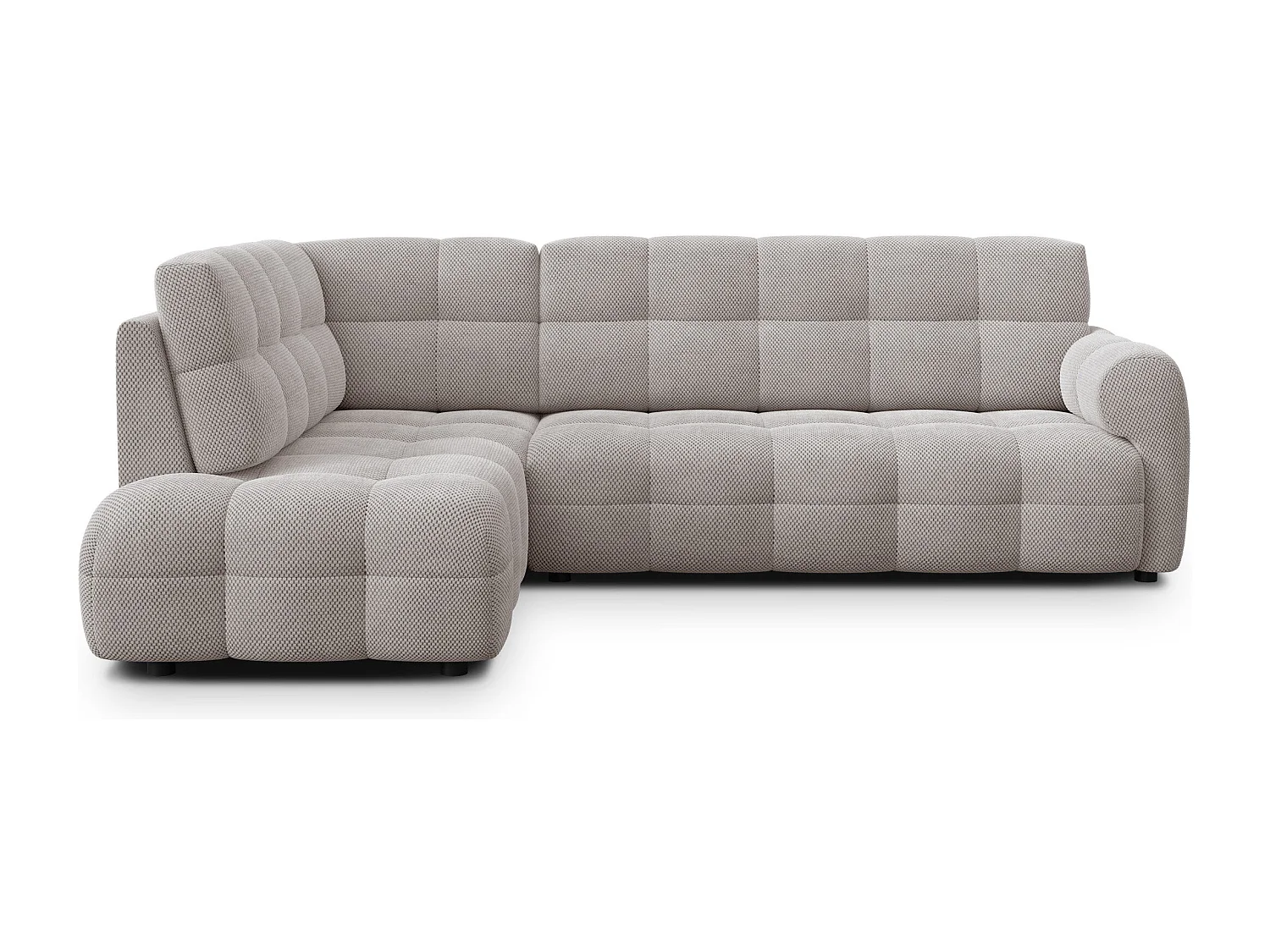 Ecksofa 5-Sitzer links MELLOW, beige