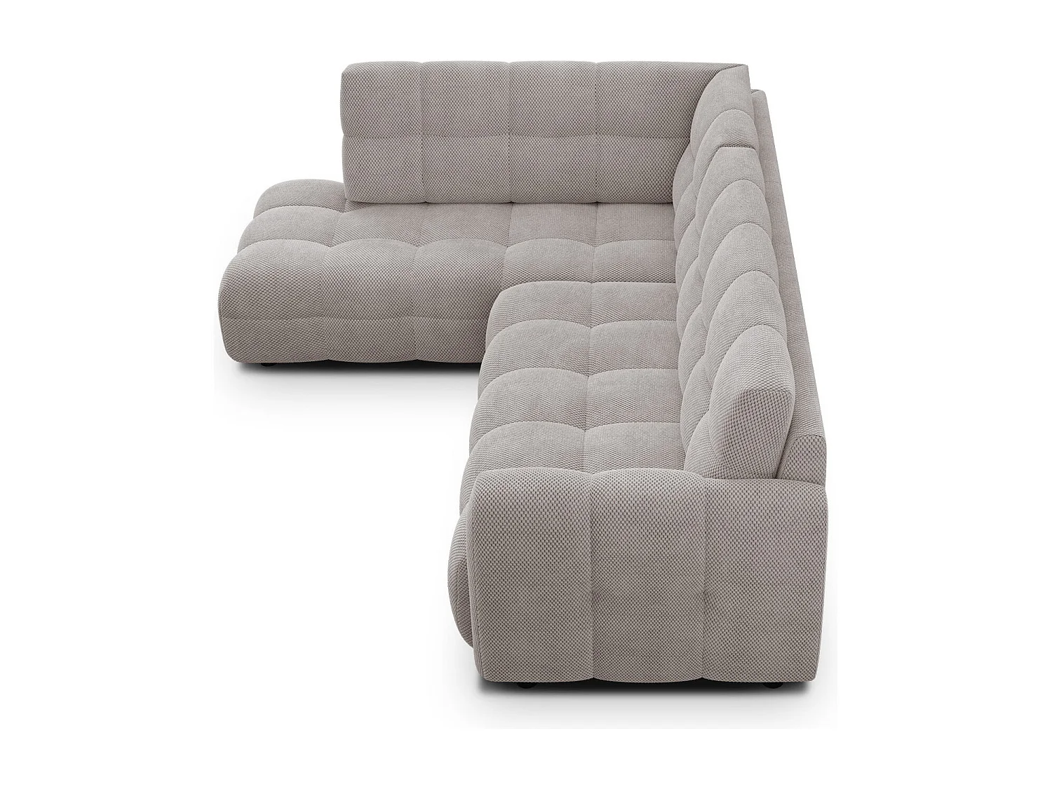Ecksofa 5-Sitzer links MELLOW, beige