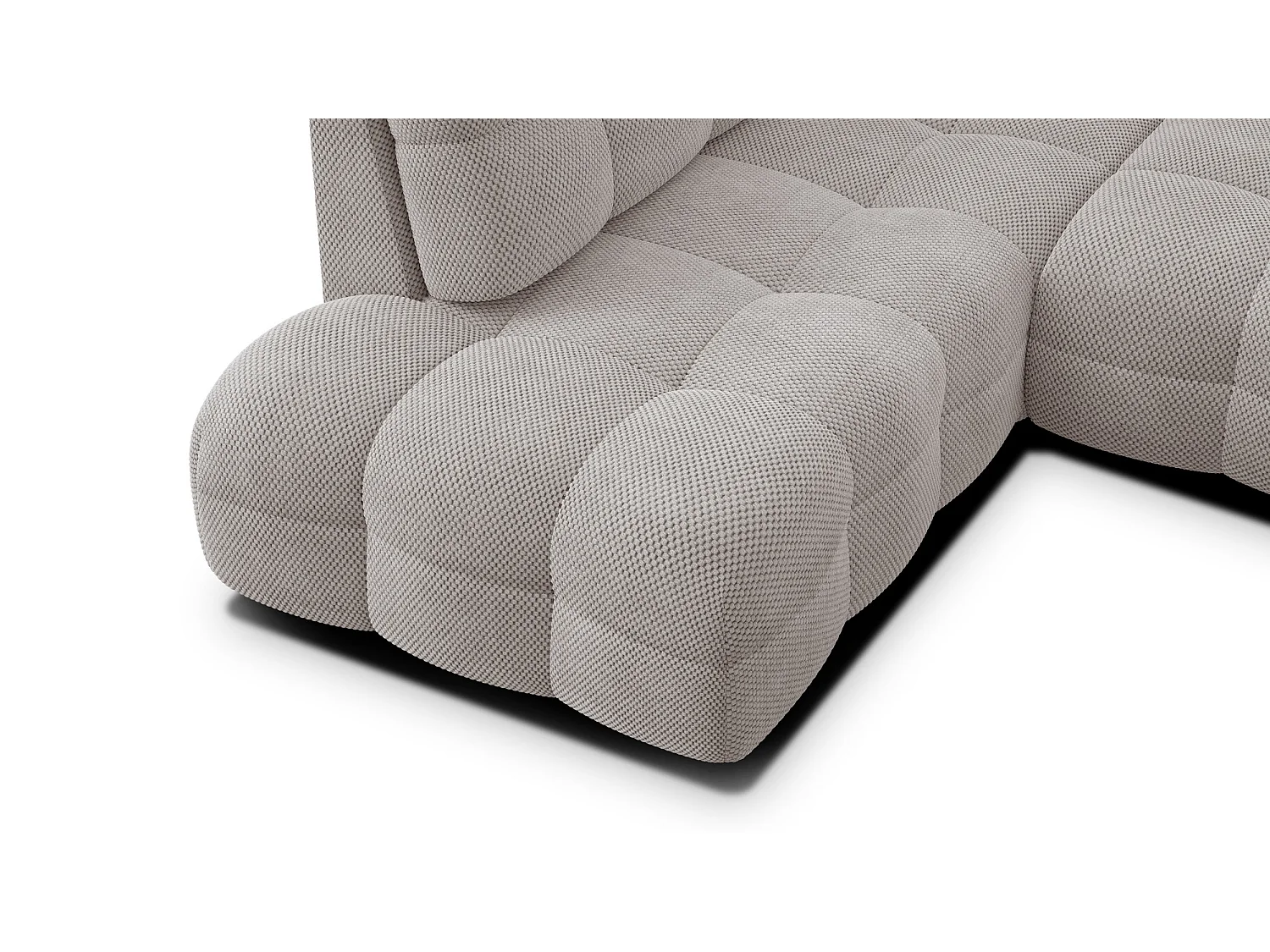Ecksofa 5-Sitzer links MELLOW, beige