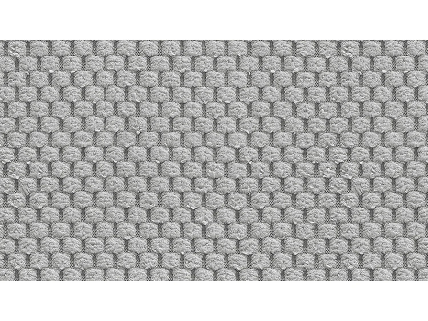 CANAPÉ D'ANGLE MELLOW 5 places, tissu gris clair