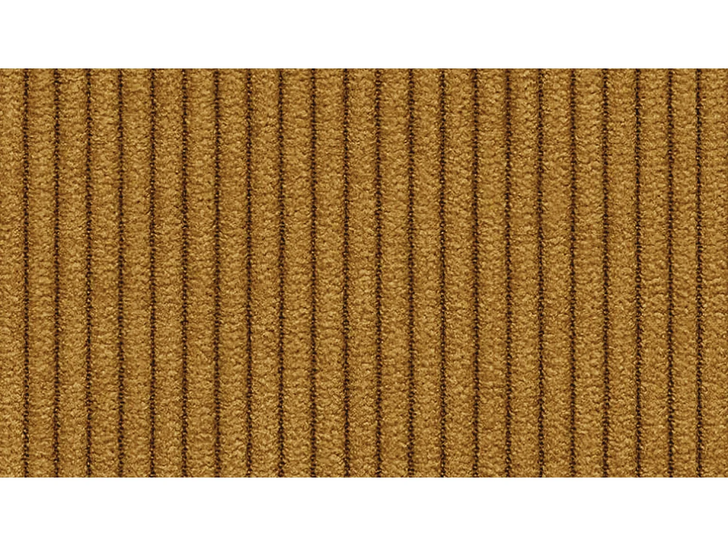 Canapé d'angle gauche 3 places VILT, tissu jaune foncé