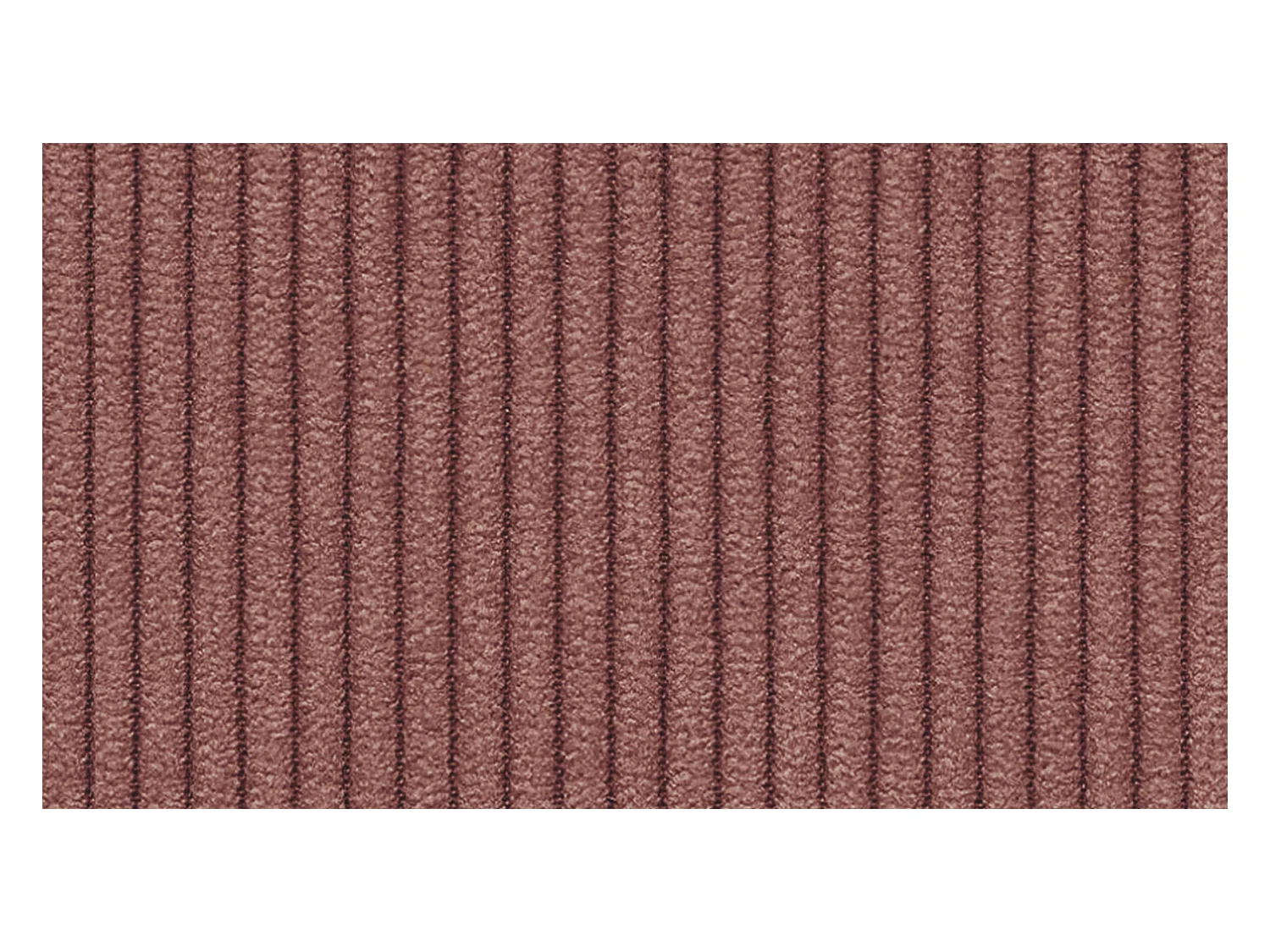 Canapé d'angle droit 3 places VILT, tissu rose