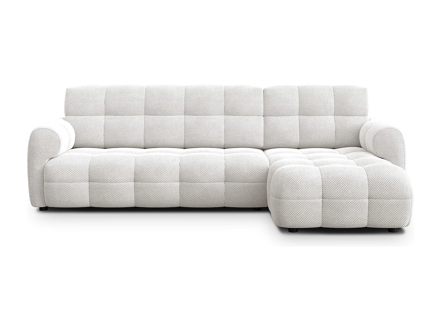 Ecksofa 4-Sitzer rechts MELLOW, creme