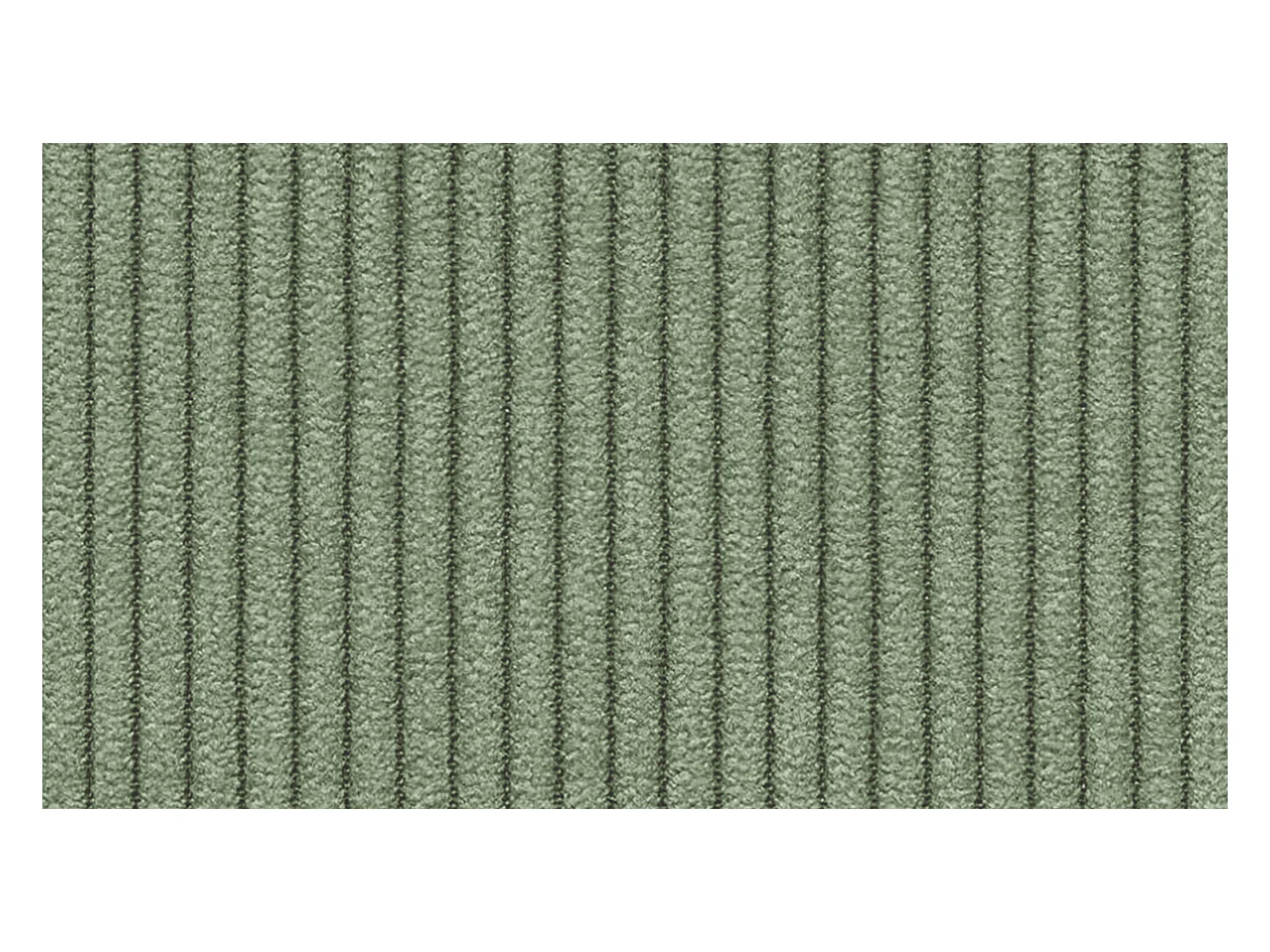 Canapé d'angle droit 3 places VILT, tissu sauge