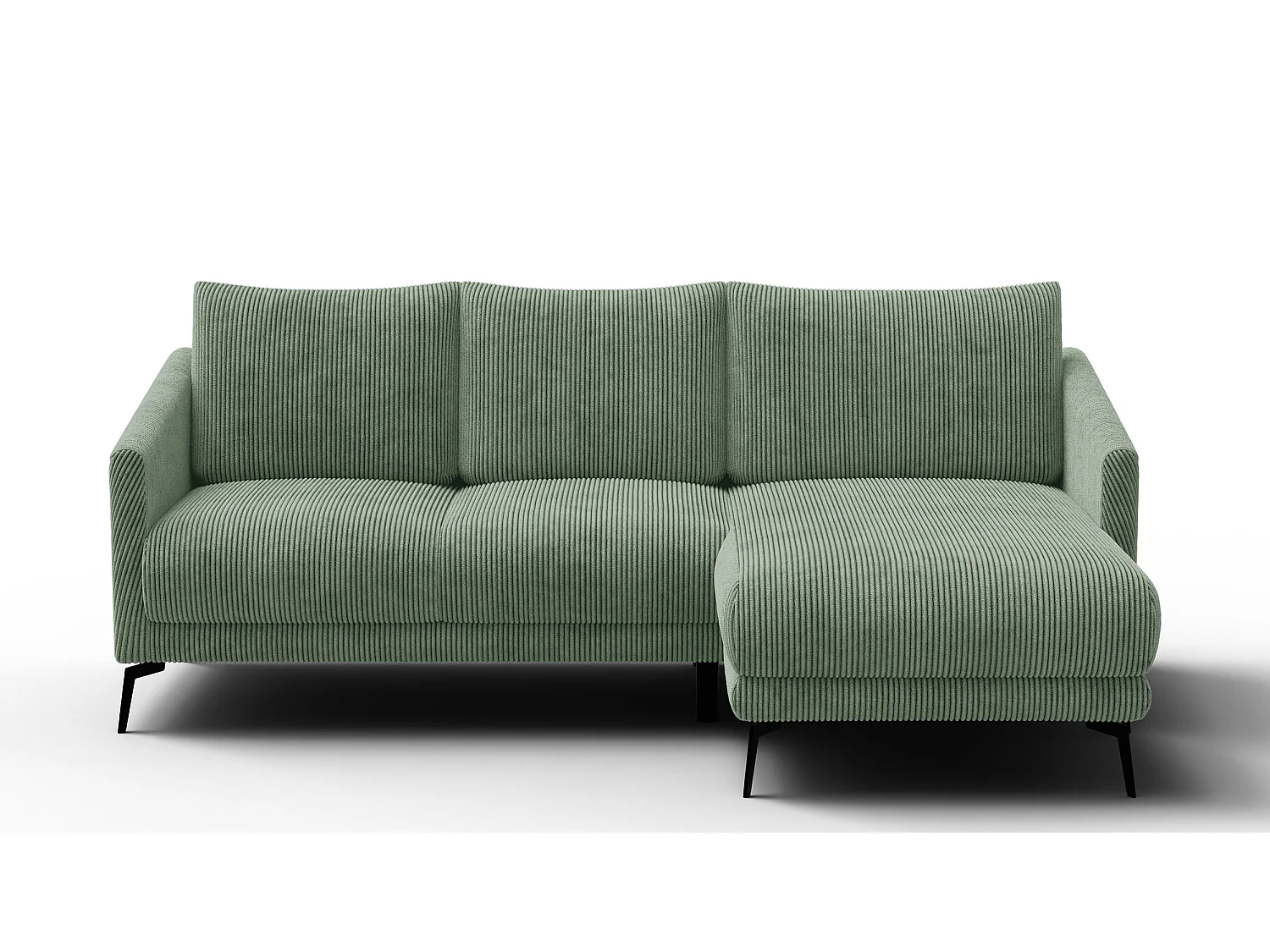 Ecksofa 3-Sitzer rechts VILT, mint