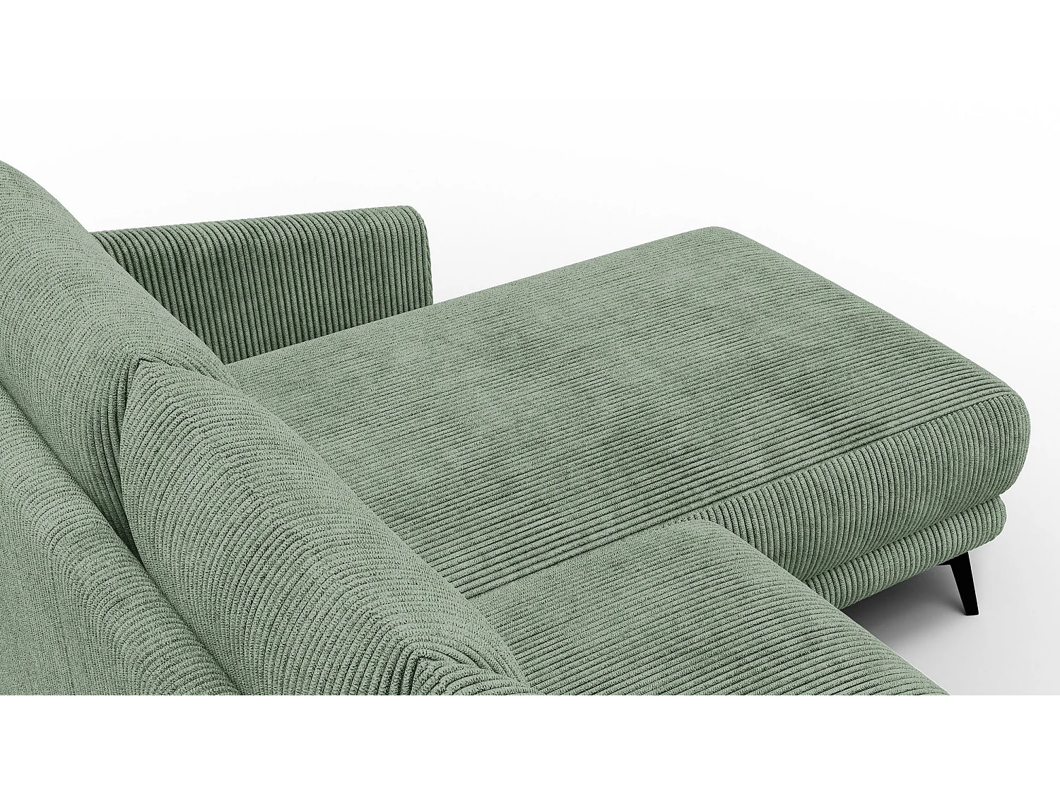 Ecksofa 3-Sitzer rechts VILT, mint