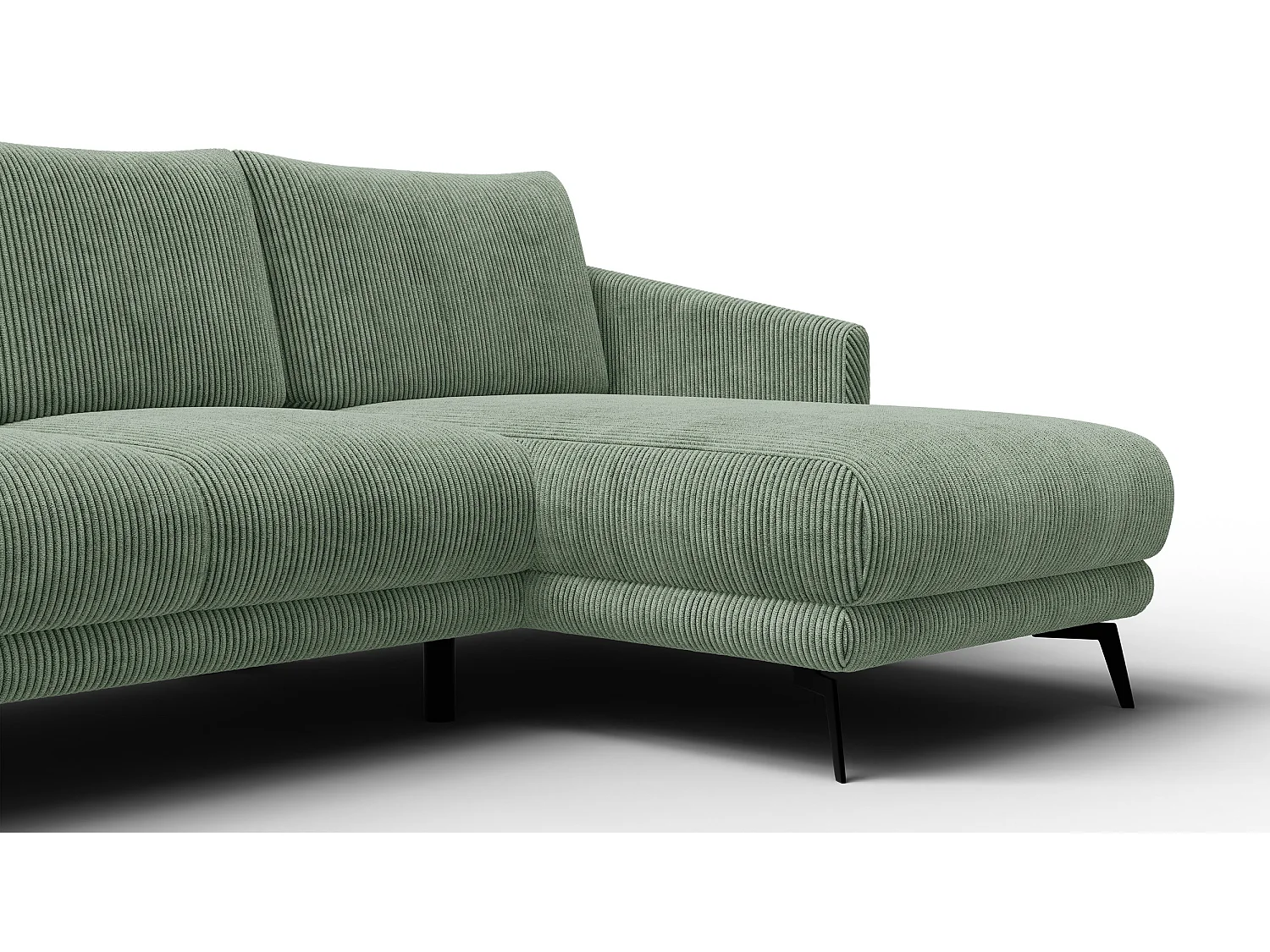 Ecksofa 3-Sitzer rechts VILT, mint