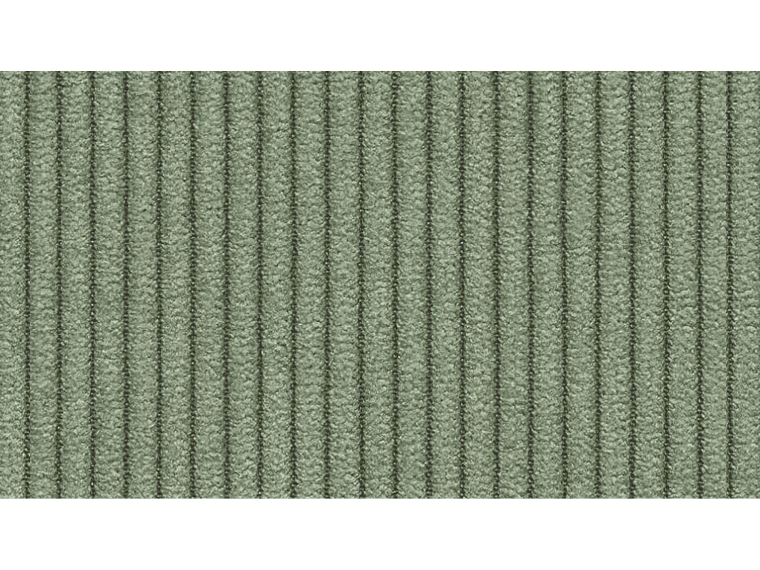 Canapé d'angle gauche 3 places VILT, tissu sauge