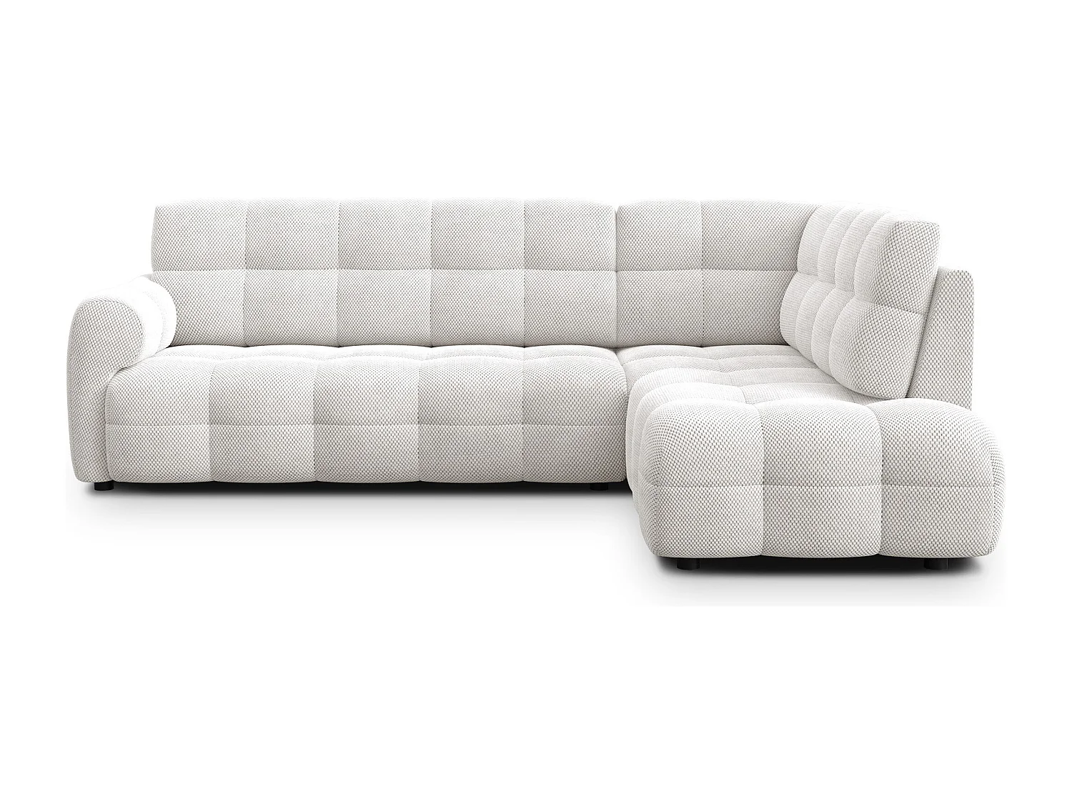 Ecksofa 5-Sitzer rechts MELLOW, creme