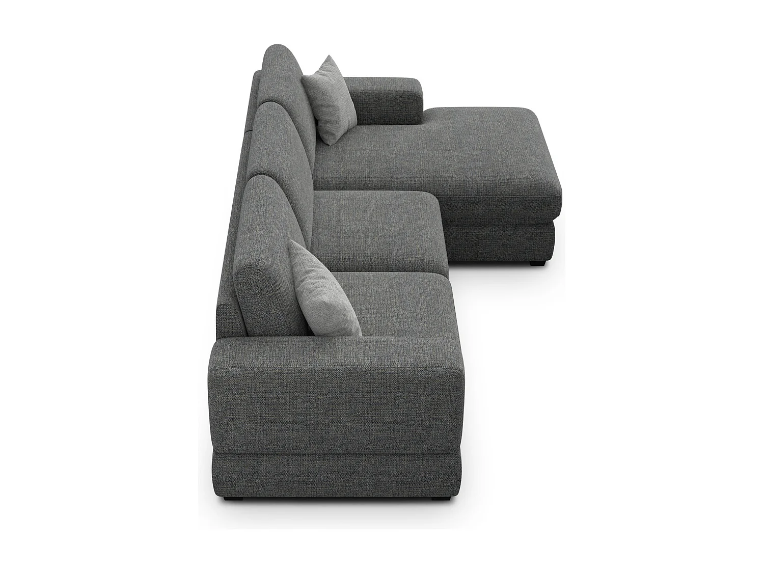 Ecksofa 4-Sitzer rechts OTTO, anthracit