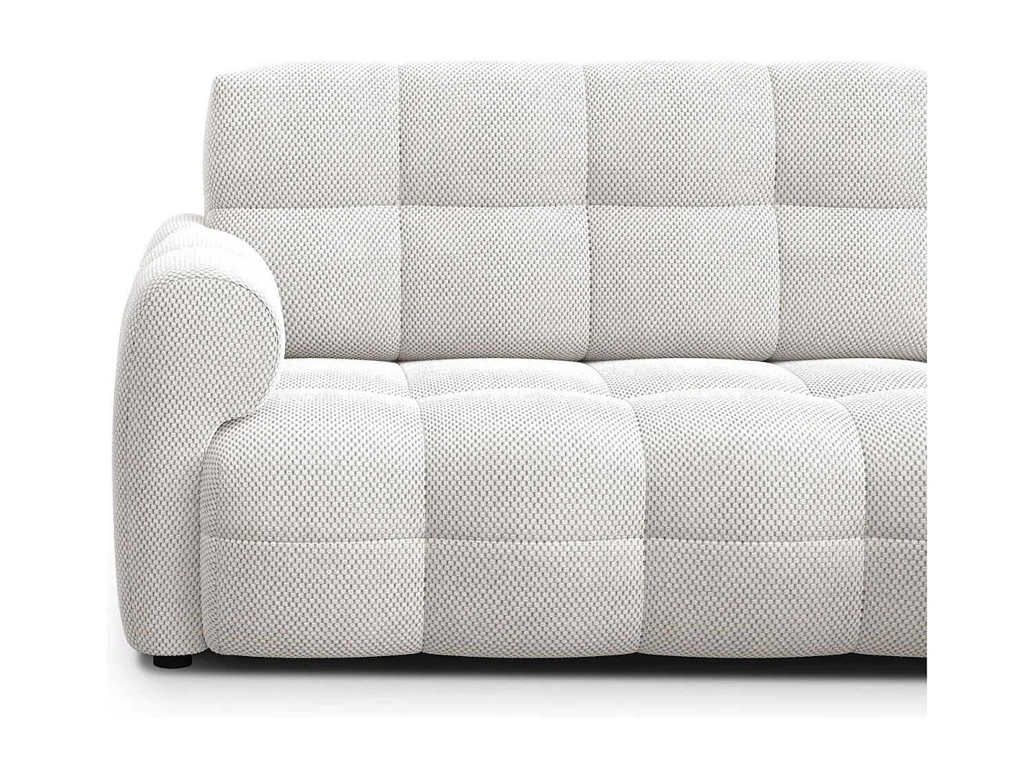 Ecksofa 3-Sitzer rechts MELLOW, creme