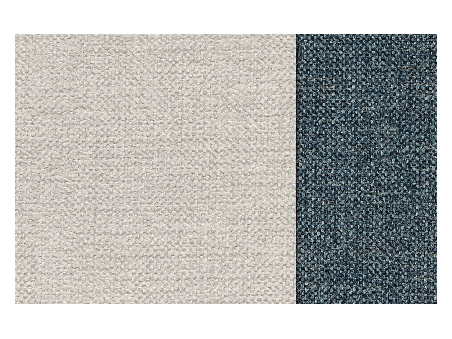 Canapé d'angle gauche 4 places OTTO, tissu crème