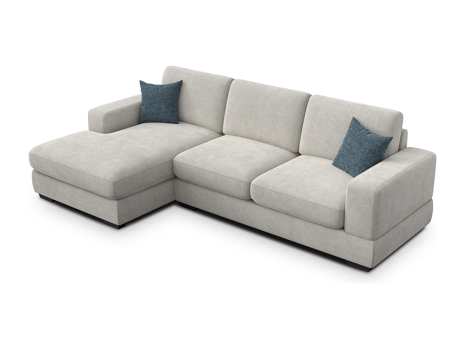 Ecksofa 4-Sitzer links OTTO, creme