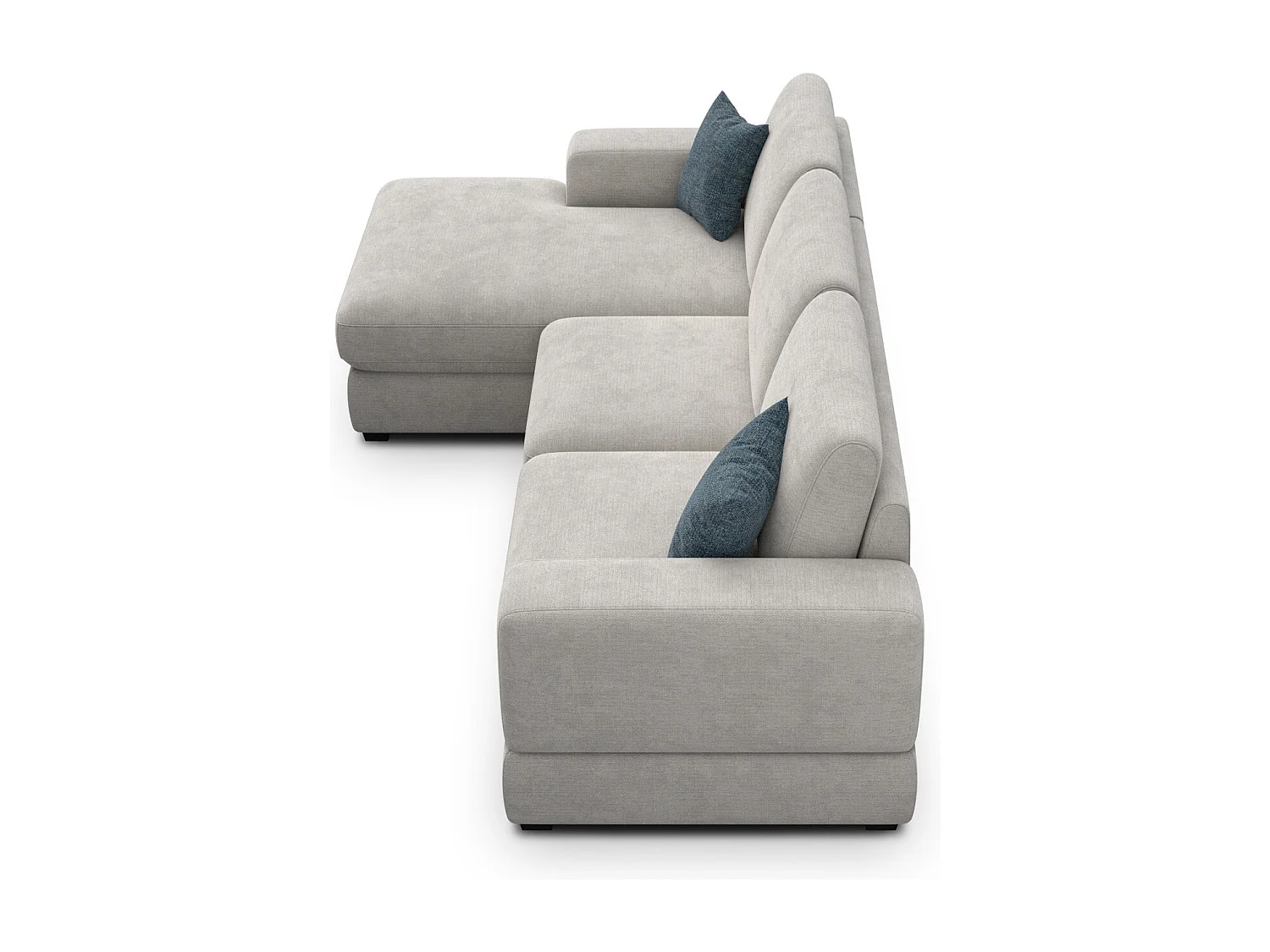 Ecksofa 4-Sitzer links OTTO, creme