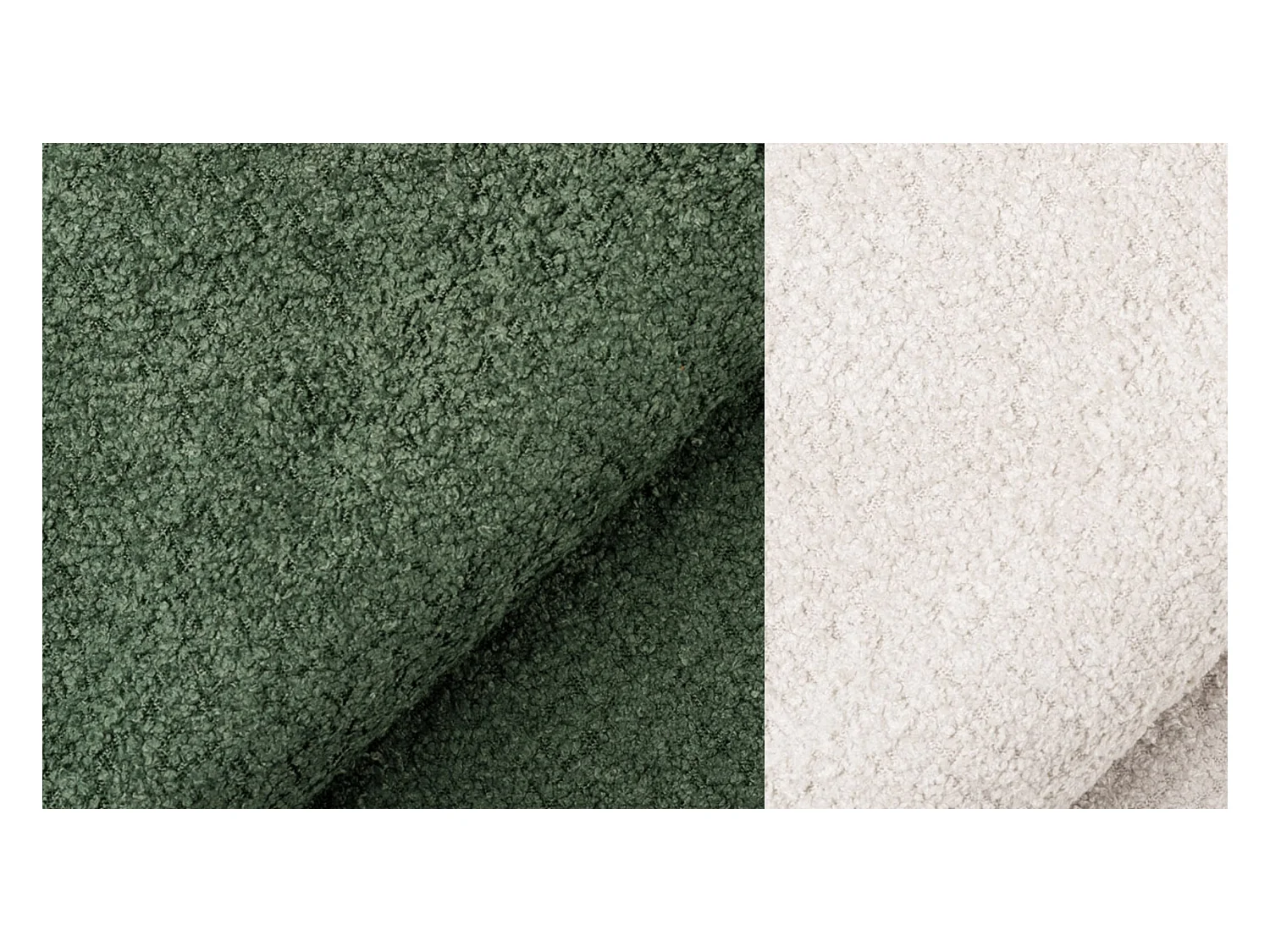 Canapé d'angle 5 places CALME, tissu olive