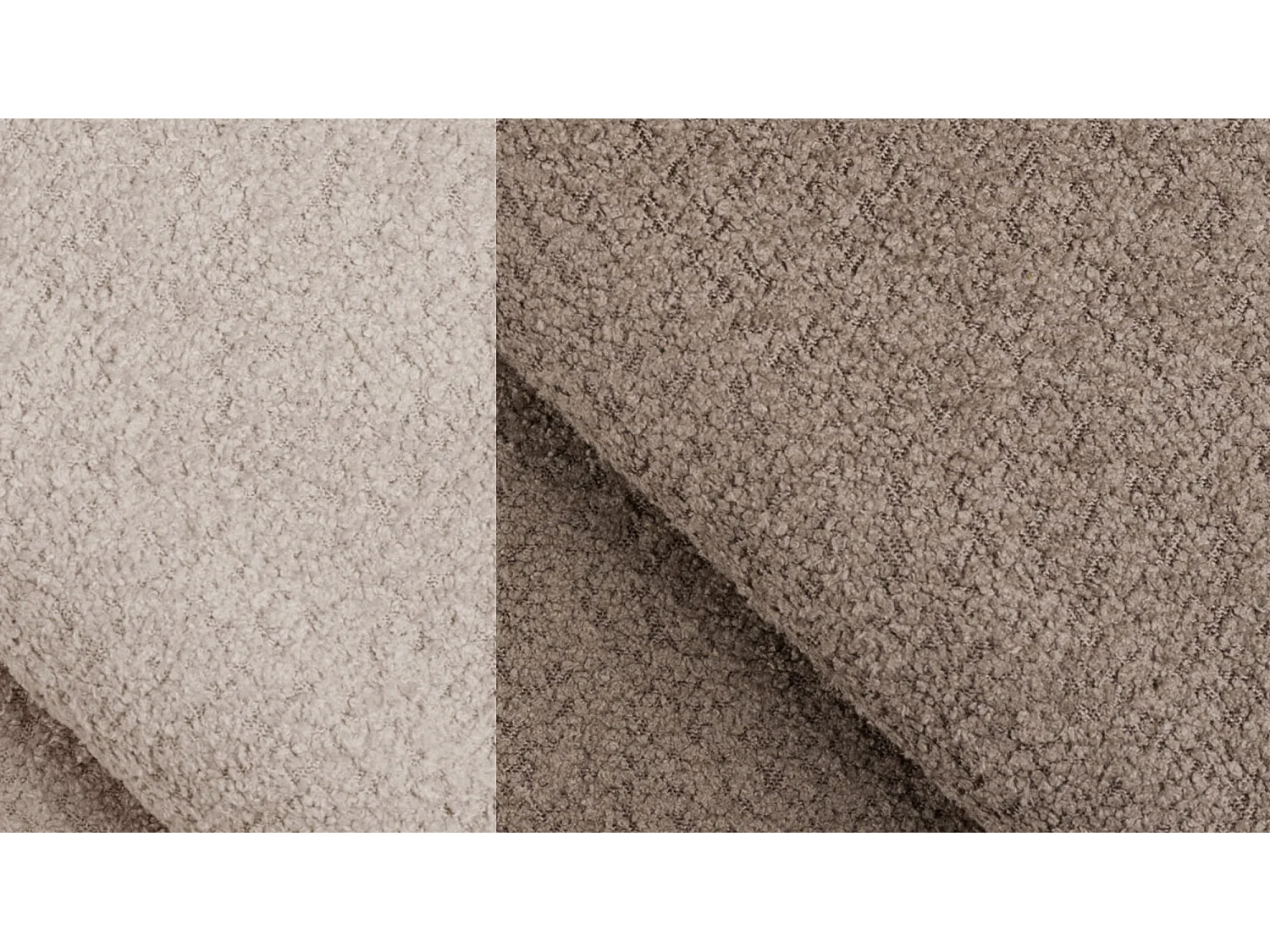 Canapé d'angle 5 places CALME, tissu beige