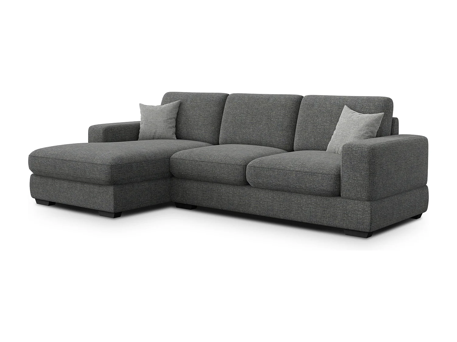 Ecksofa 4-Sitzer links OTTO, anthracit