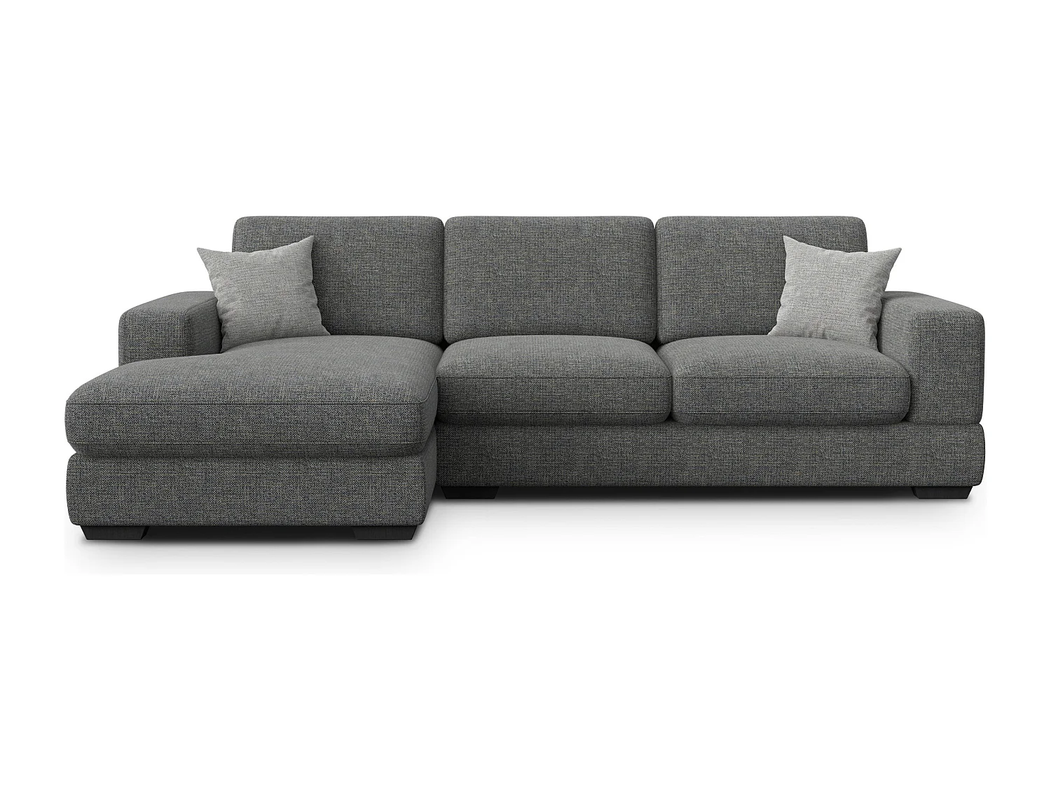 Ecksofa 4-Sitzer links OTTO, anthracit