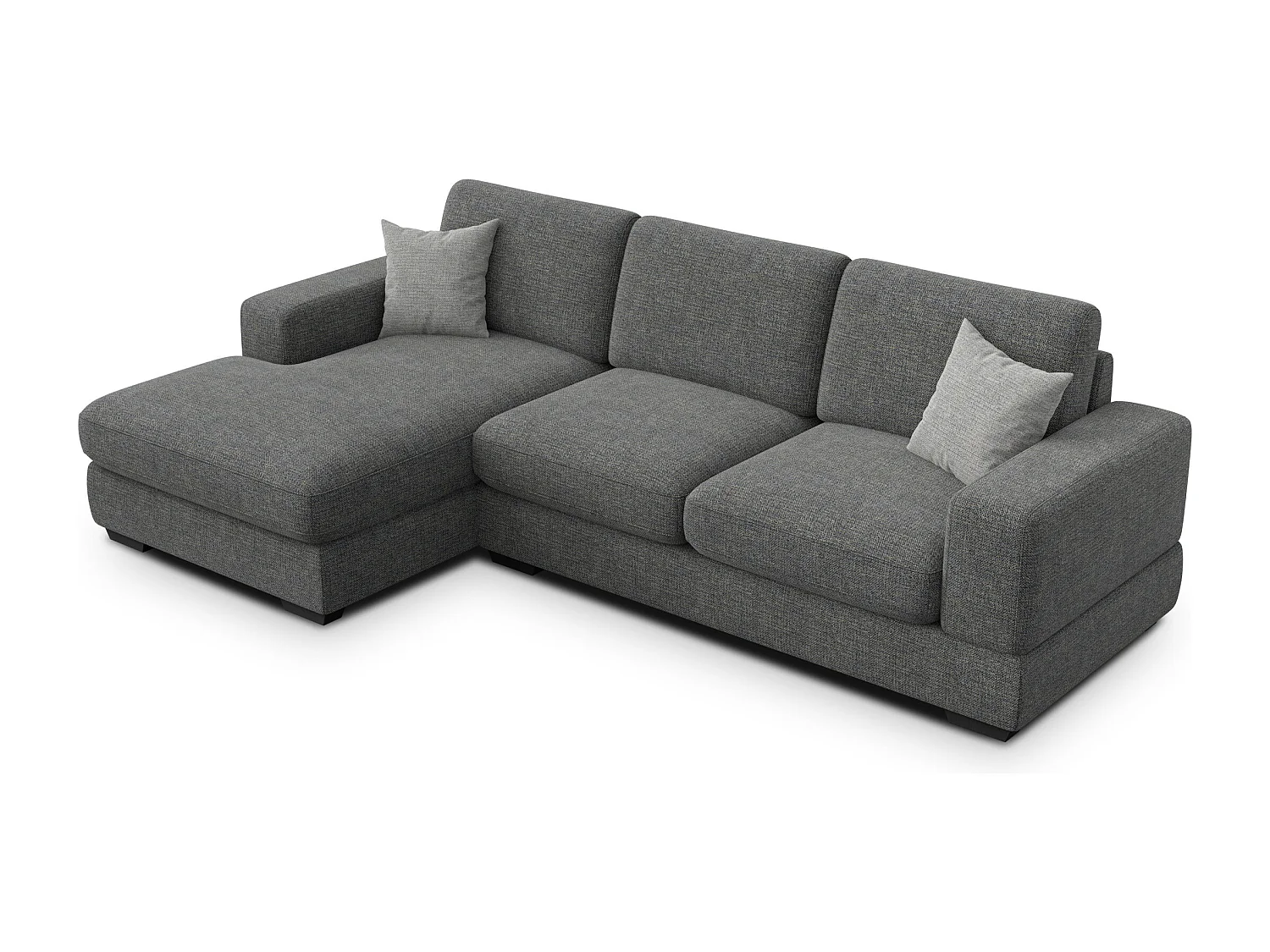 Ecksofa 4-Sitzer links OTTO, anthracit