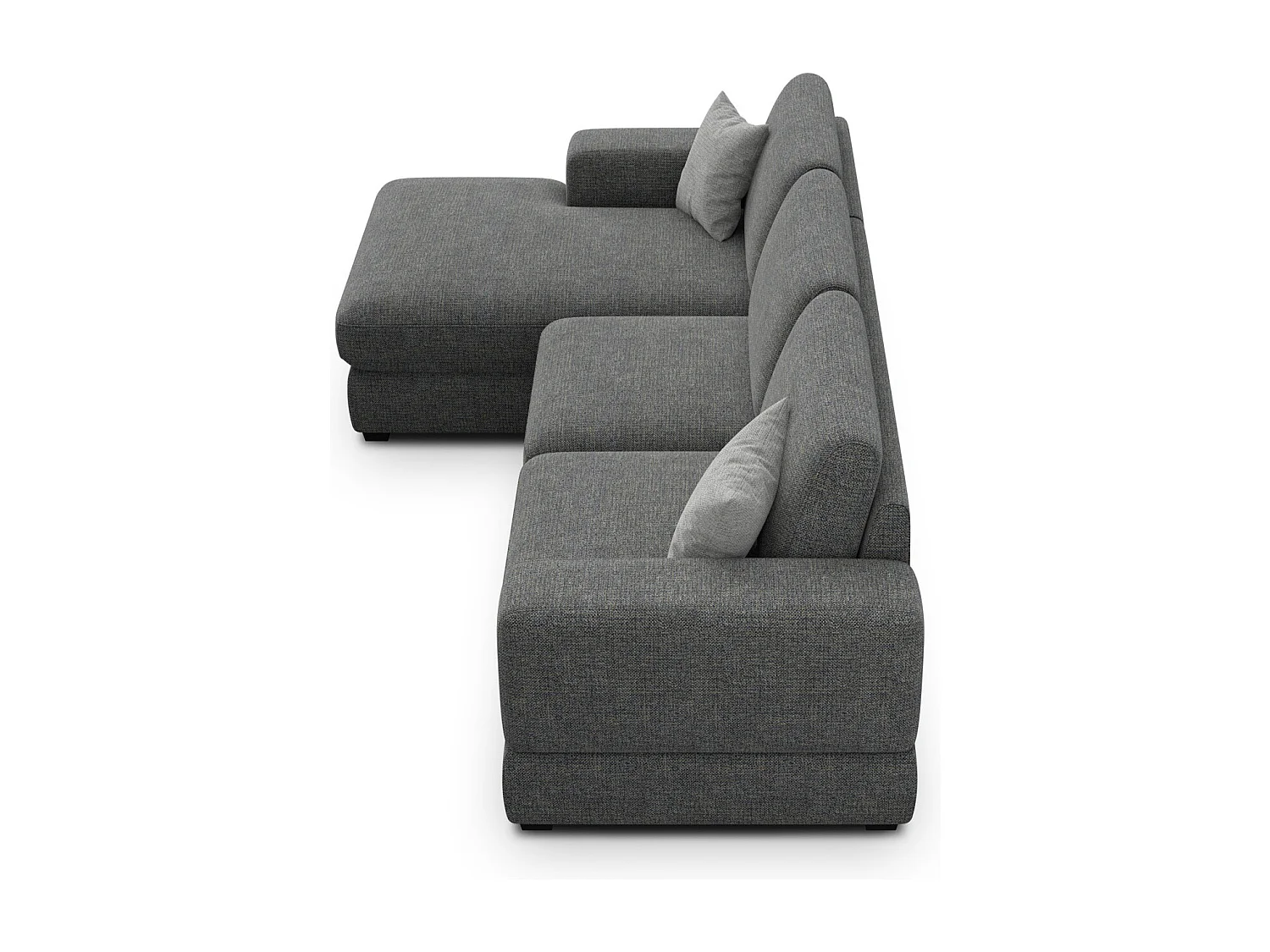 Ecksofa 4-Sitzer links OTTO, anthracit