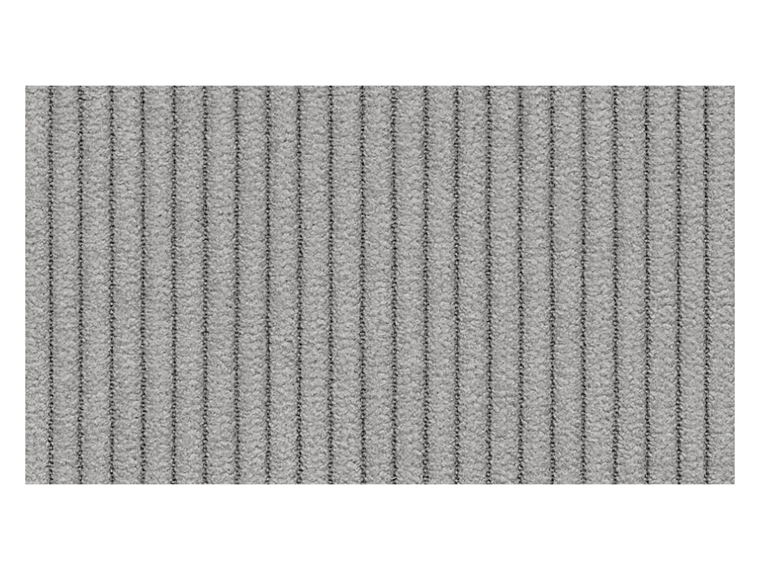 Canapé d'angle gauche 3 places VILT, tissu gris clair