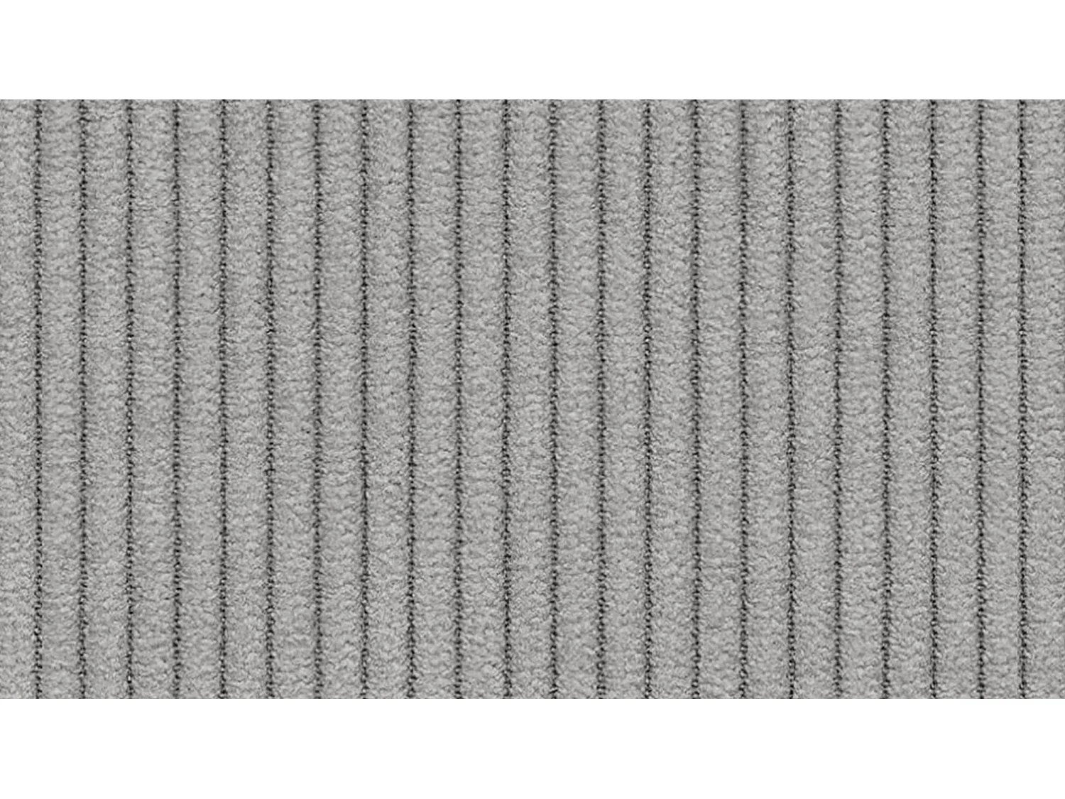 Canapé d'angle gauche 3 places VILT, tissu gris clair