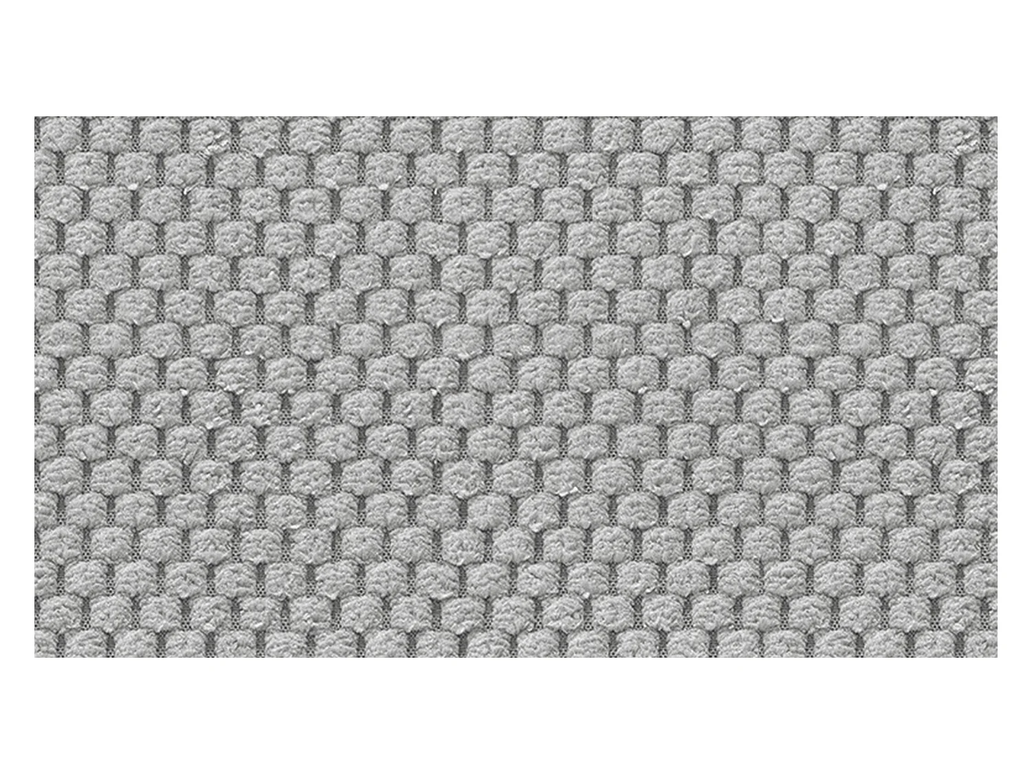 CANAPÉ D'ANGLE MELLOW 4 places, tissu gris clair