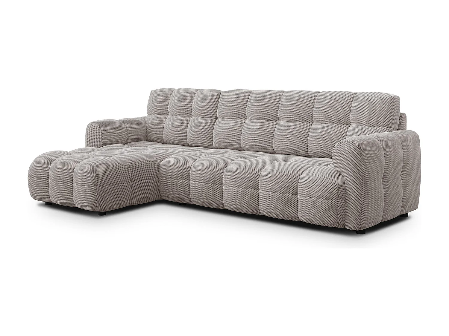 Ecksofa 4-Sitzer links MELLOW, beige