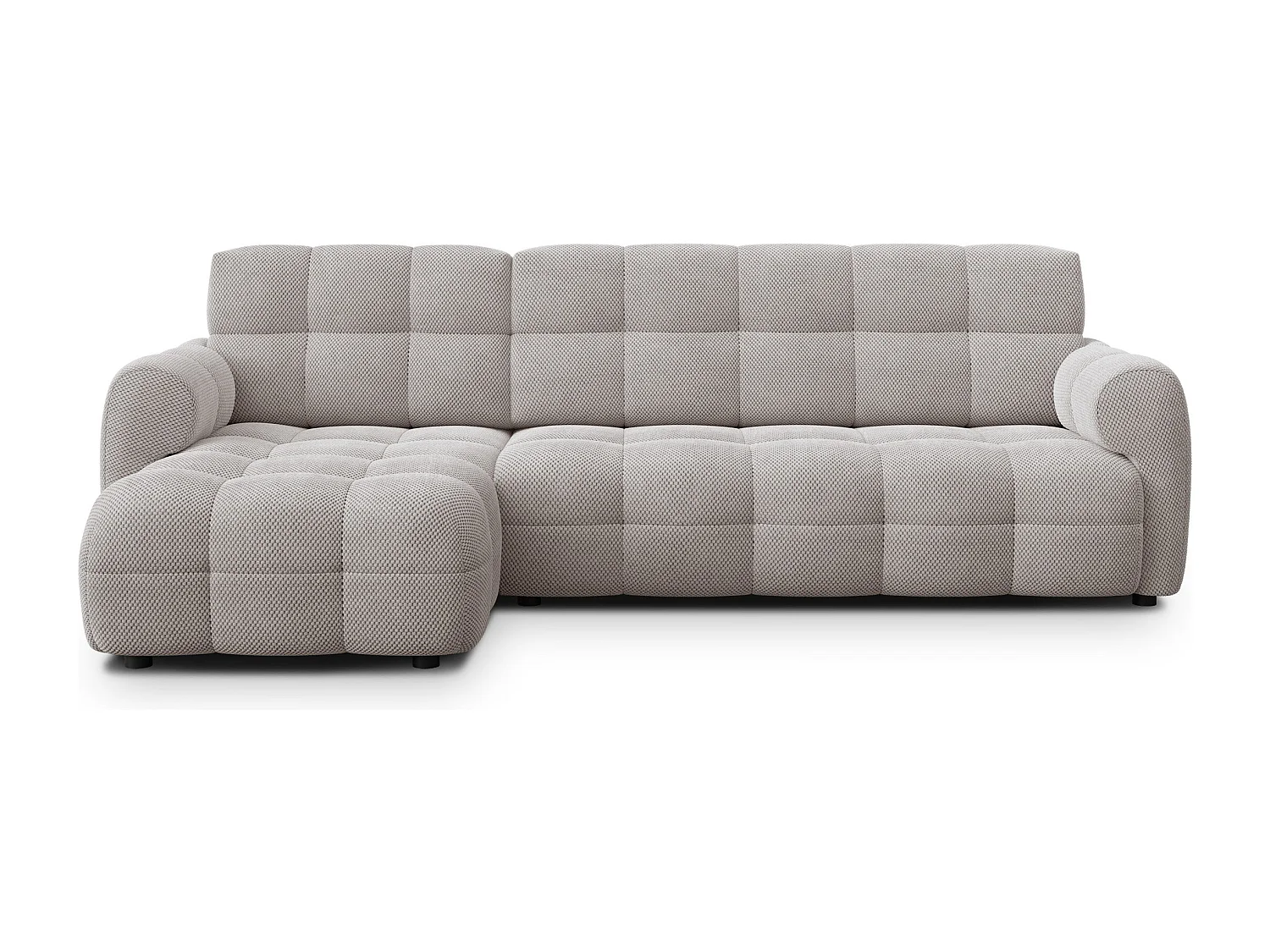 Ecksofa 4-Sitzer links MELLOW, beige