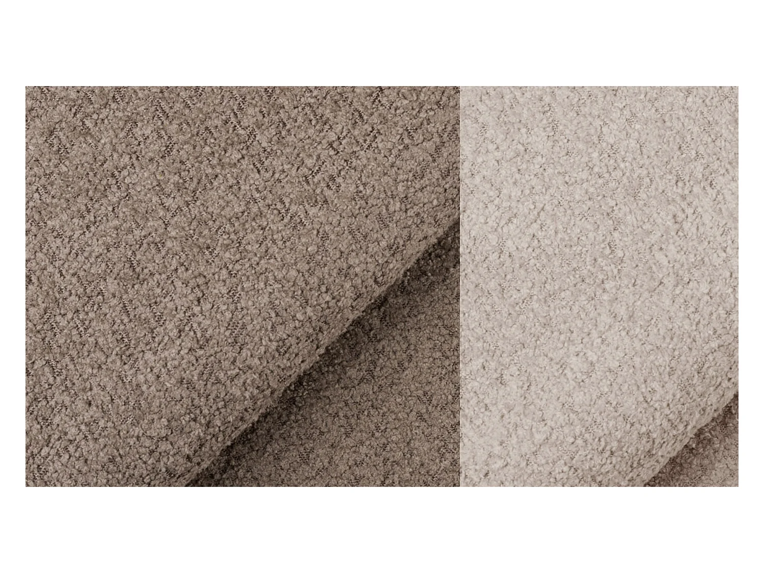 Canapé d'angle 5 places CALME, tissu beige