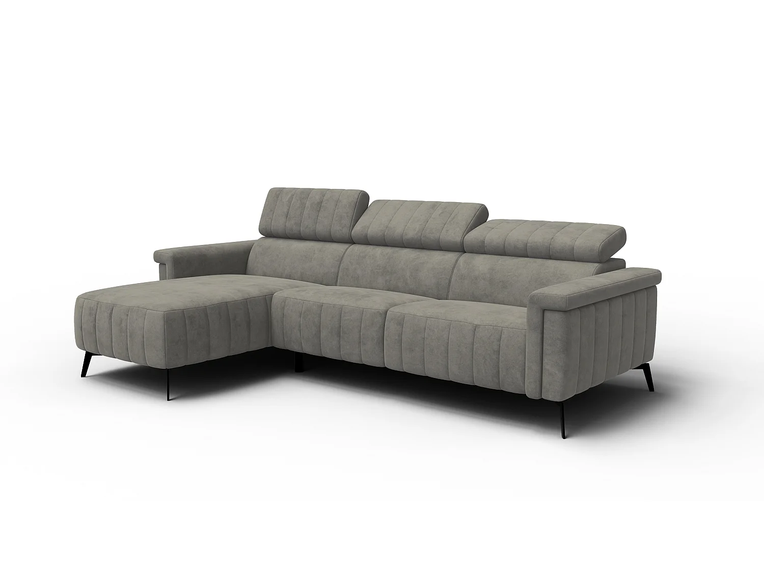 Ecksofa 4-Sitzer NORDEL, taupe