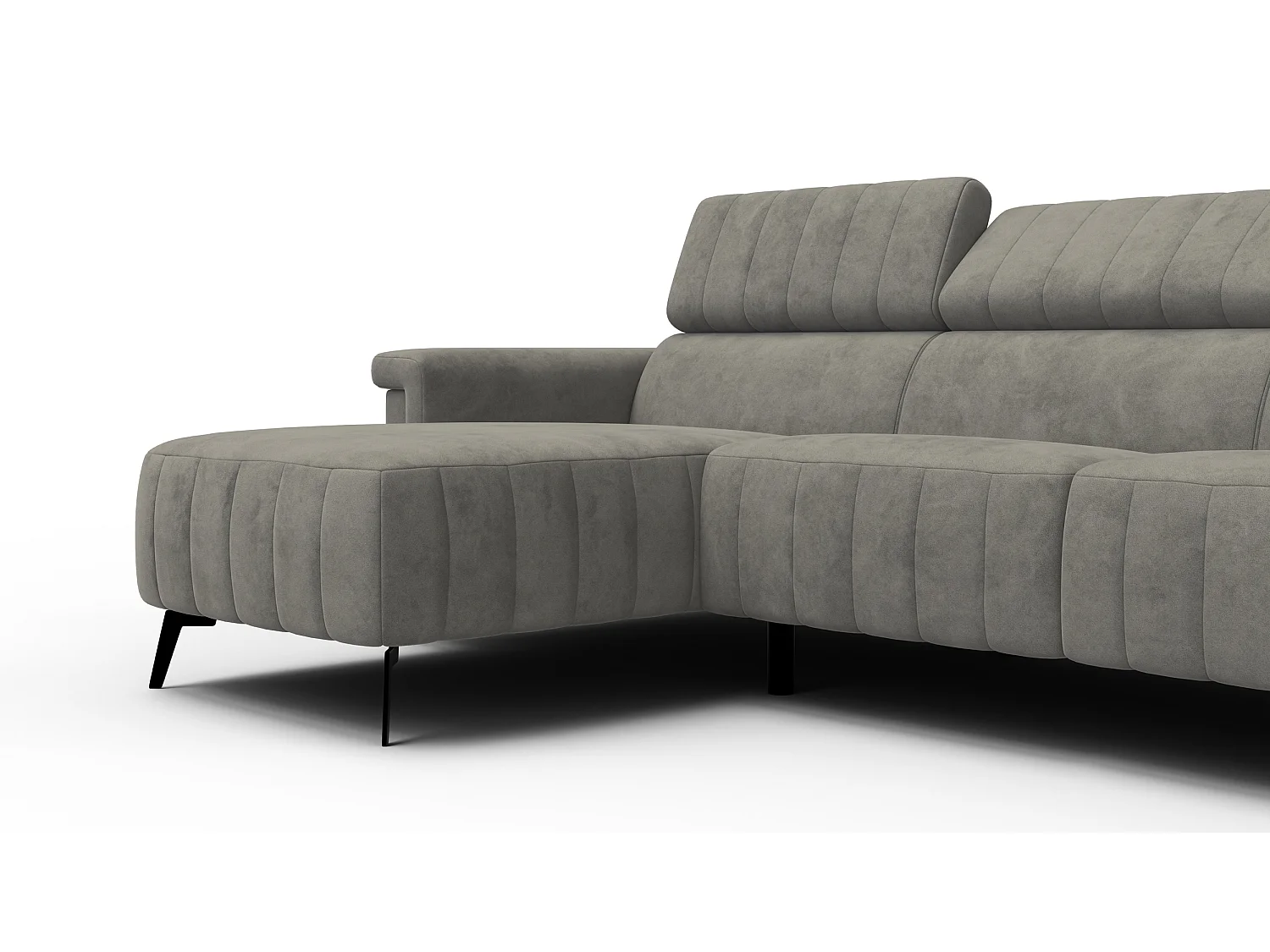 Ecksofa 4-Sitzer NORDEL, taupe