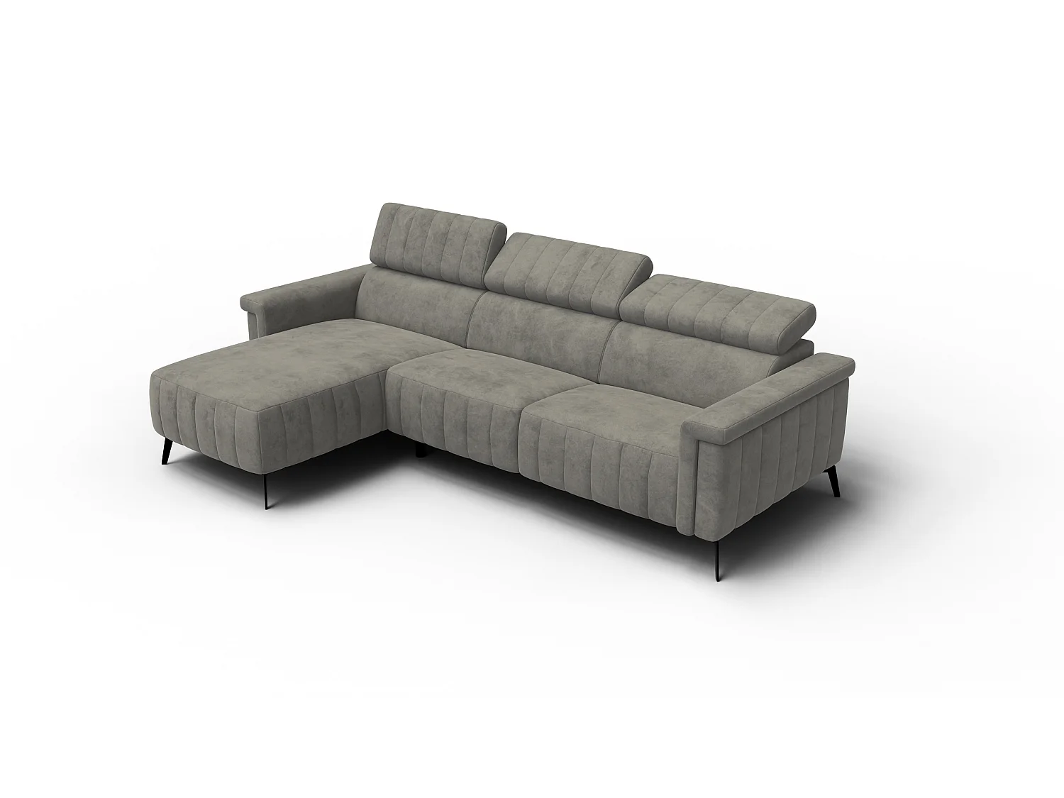Ecksofa 4-Sitzer NORDEL, taupe