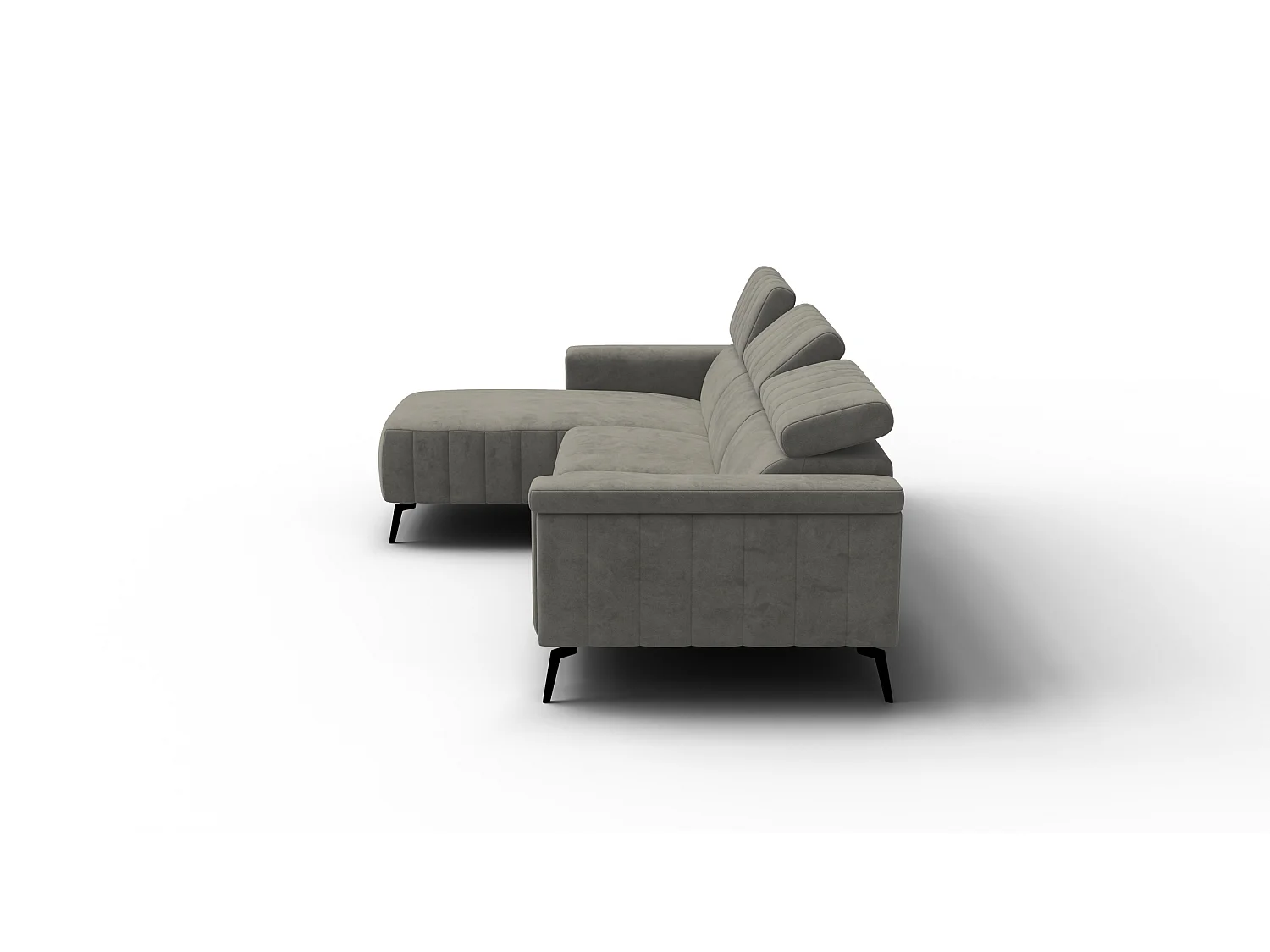 Ecksofa 4-Sitzer NORDEL, taupe