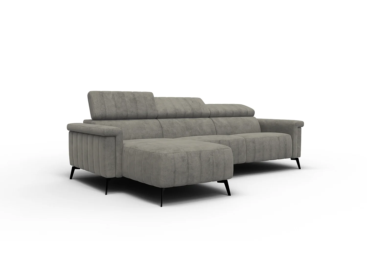 Ecksofa 4-Sitzer NORDEL, taupe