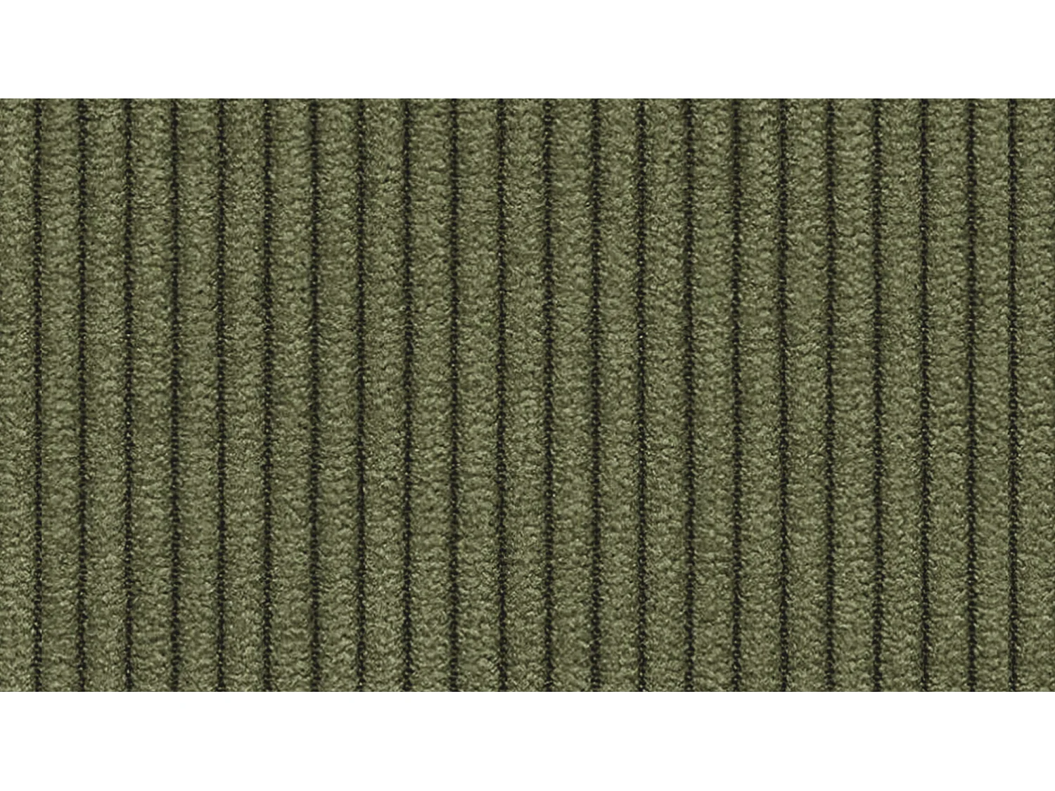 Canapé d'angle gauche 3 places VILT, tissu olive