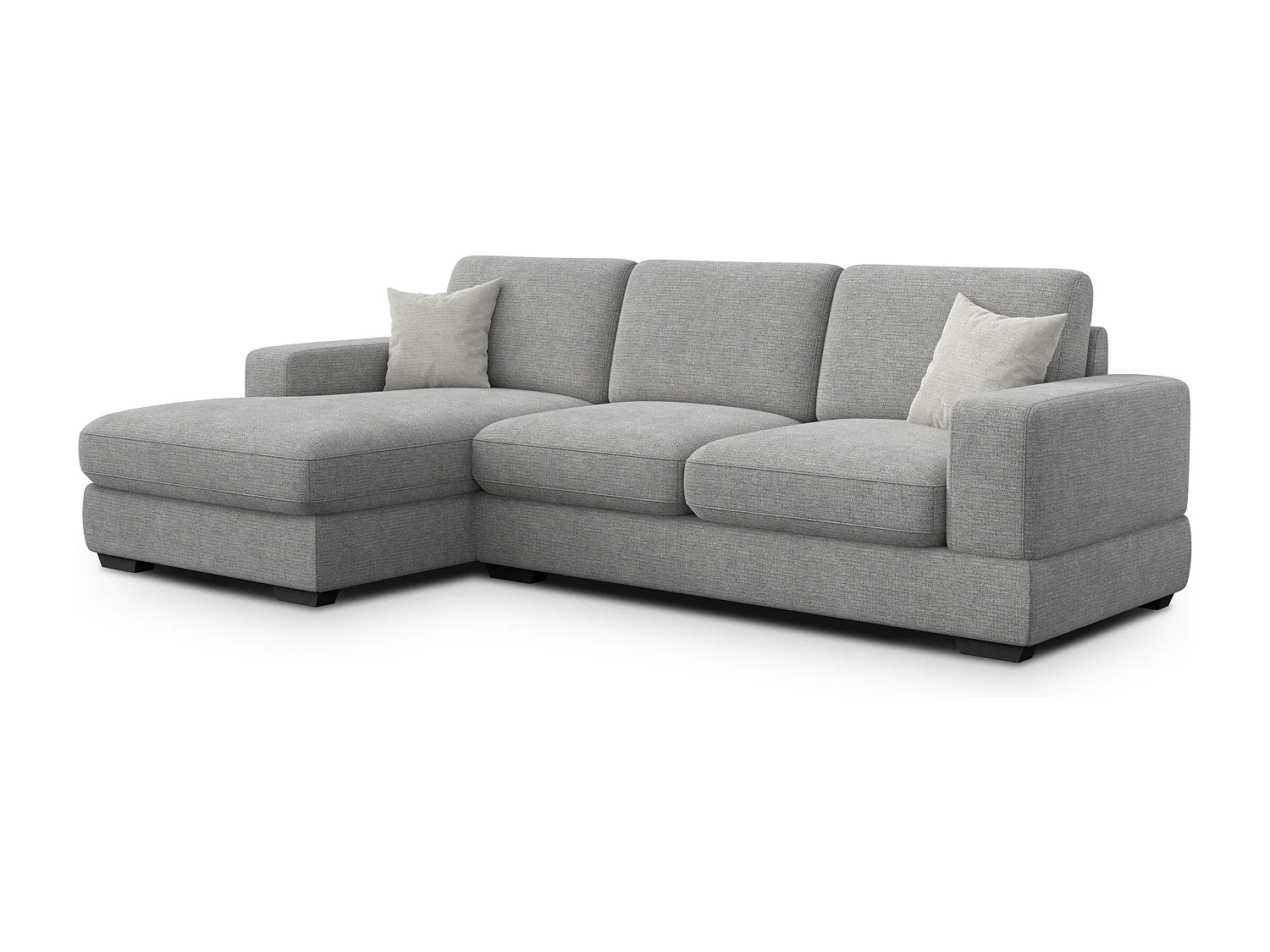 Ecksofa 4-Sitzer links OTTO, grau