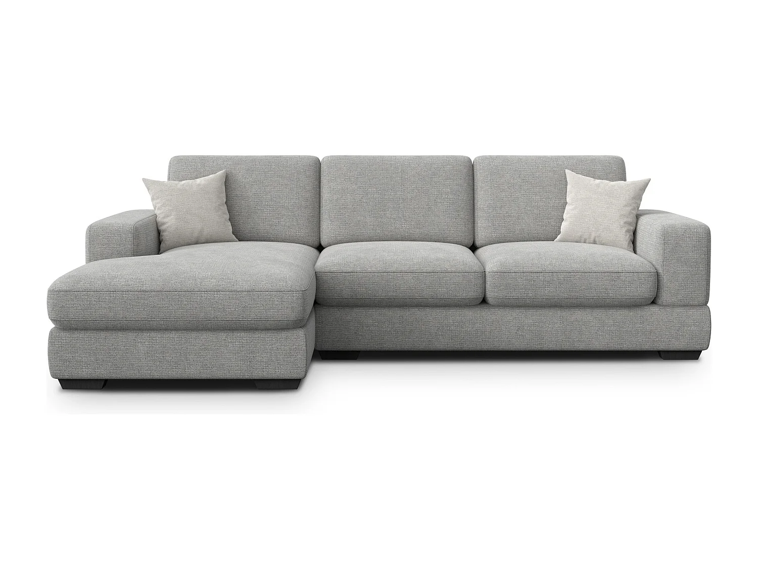 Ecksofa 4-Sitzer links OTTO, grau