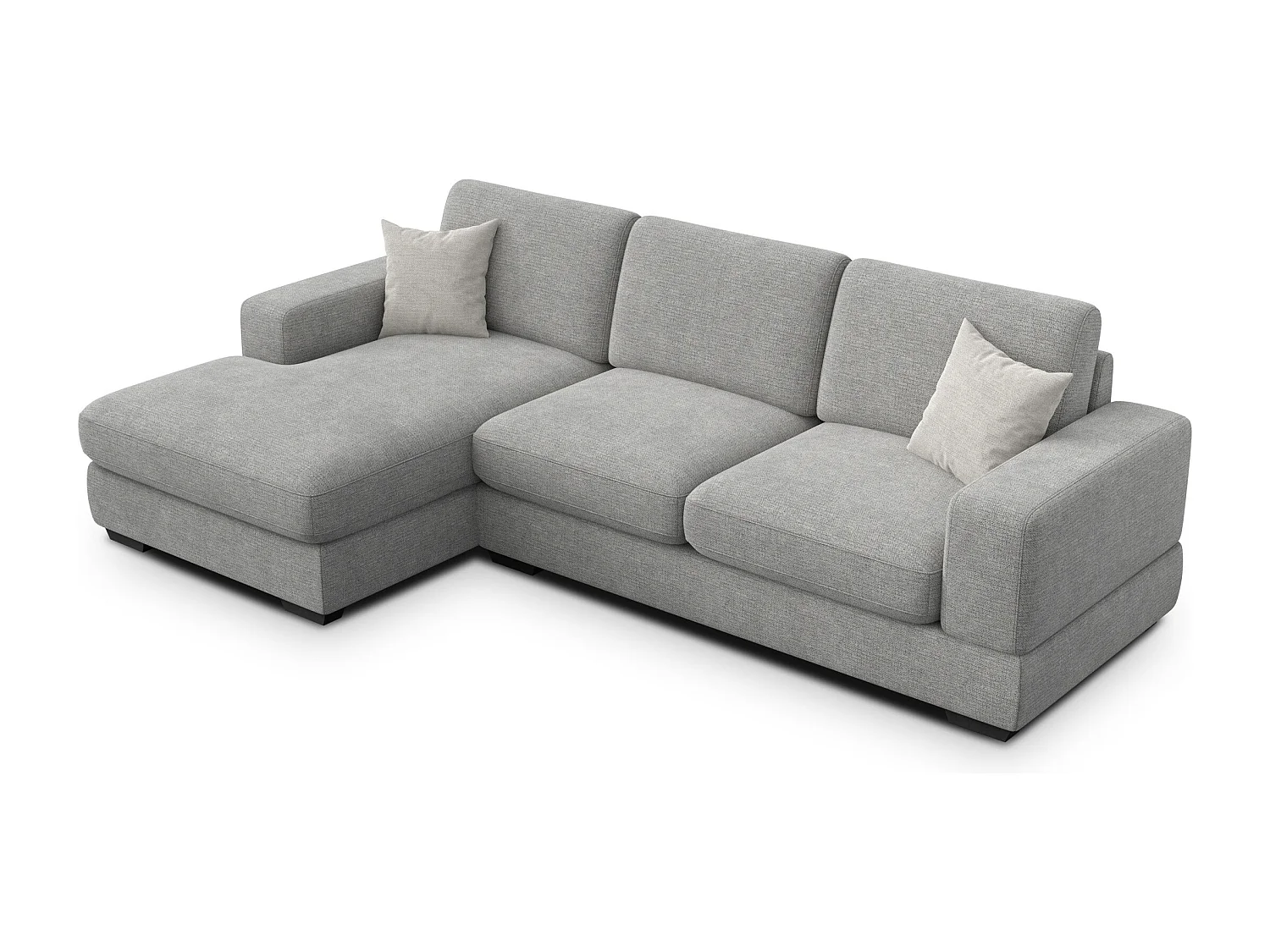 Ecksofa 4-Sitzer links OTTO, grau