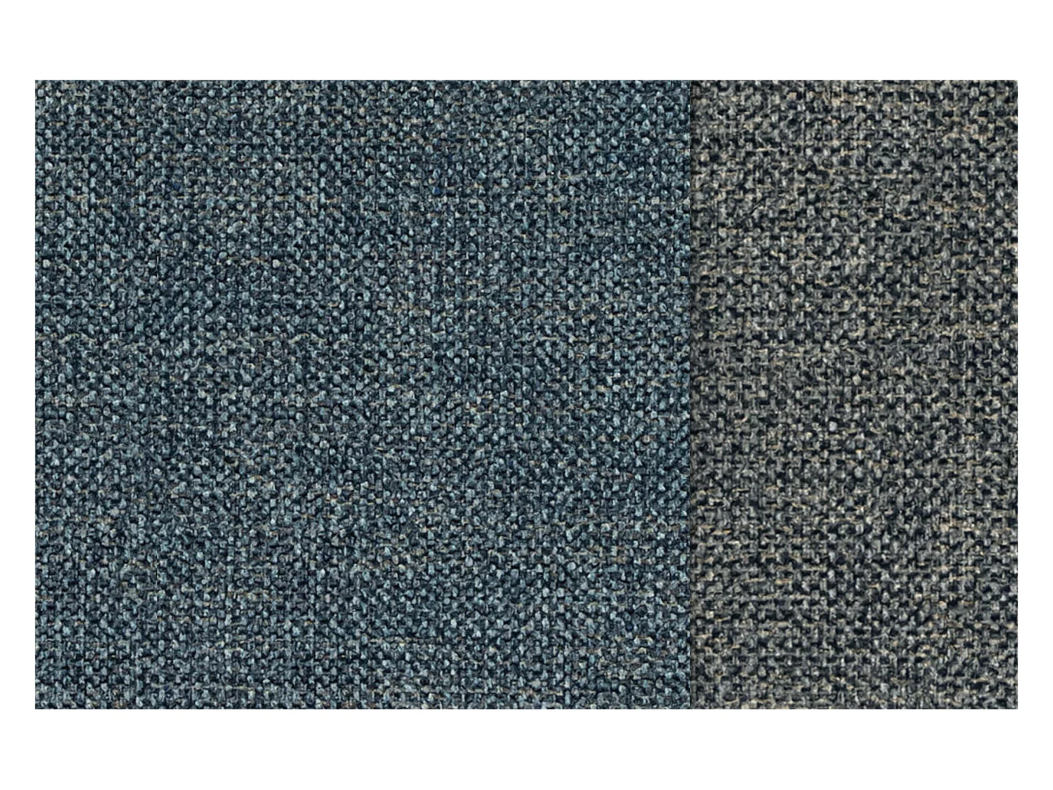 Canapé d'angle gauche 4 places OTTO, tissu bleu marine