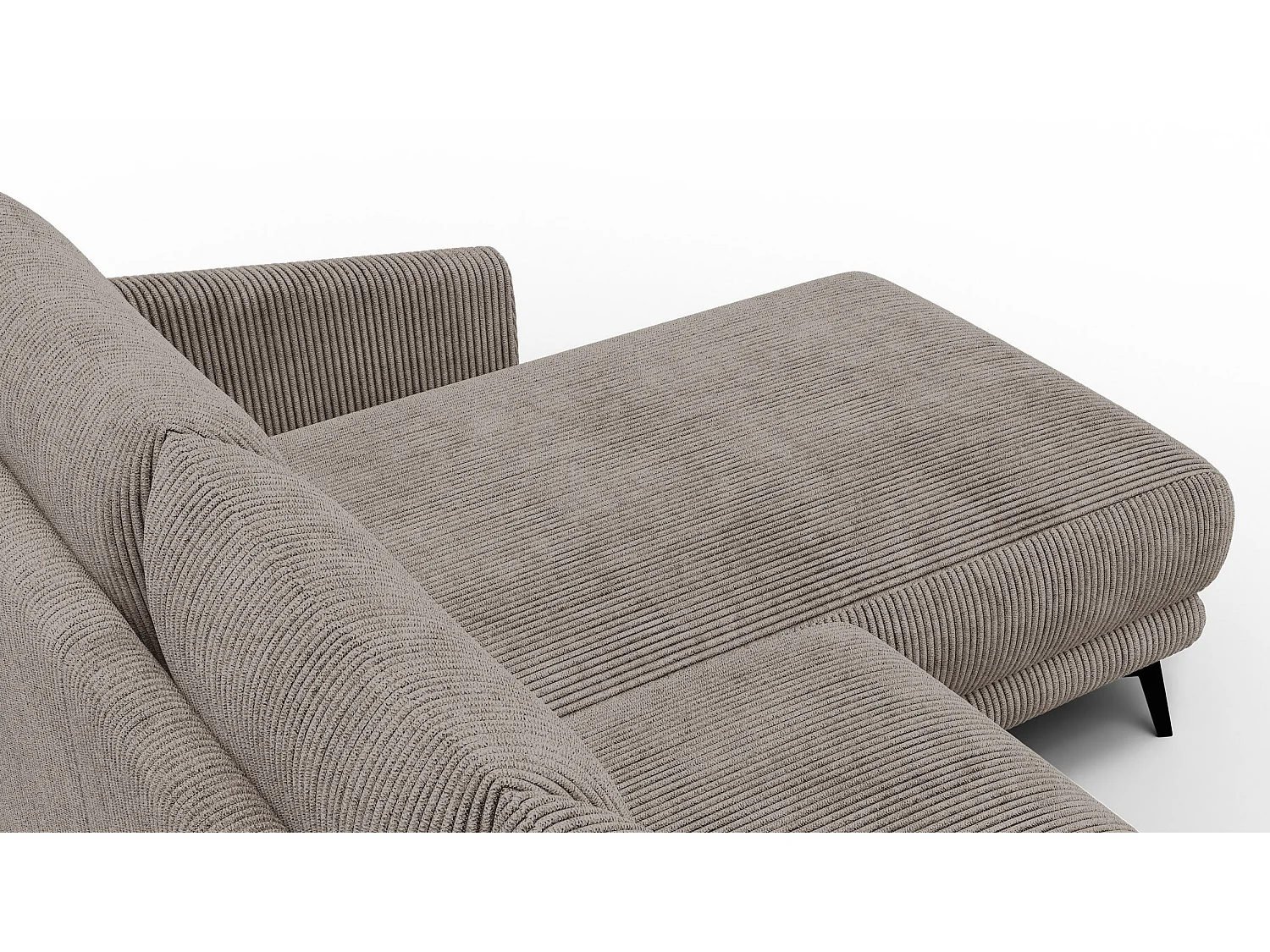 Ecksofa 3-Sitzer rechts VILT, taupe