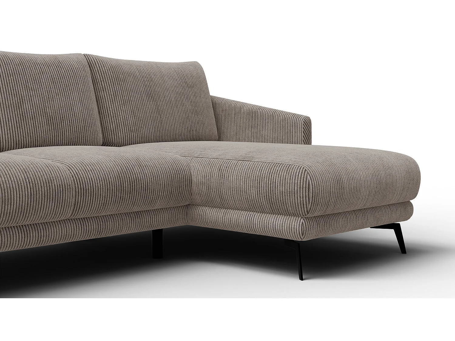 Ecksofa 3-Sitzer rechts VILT, taupe