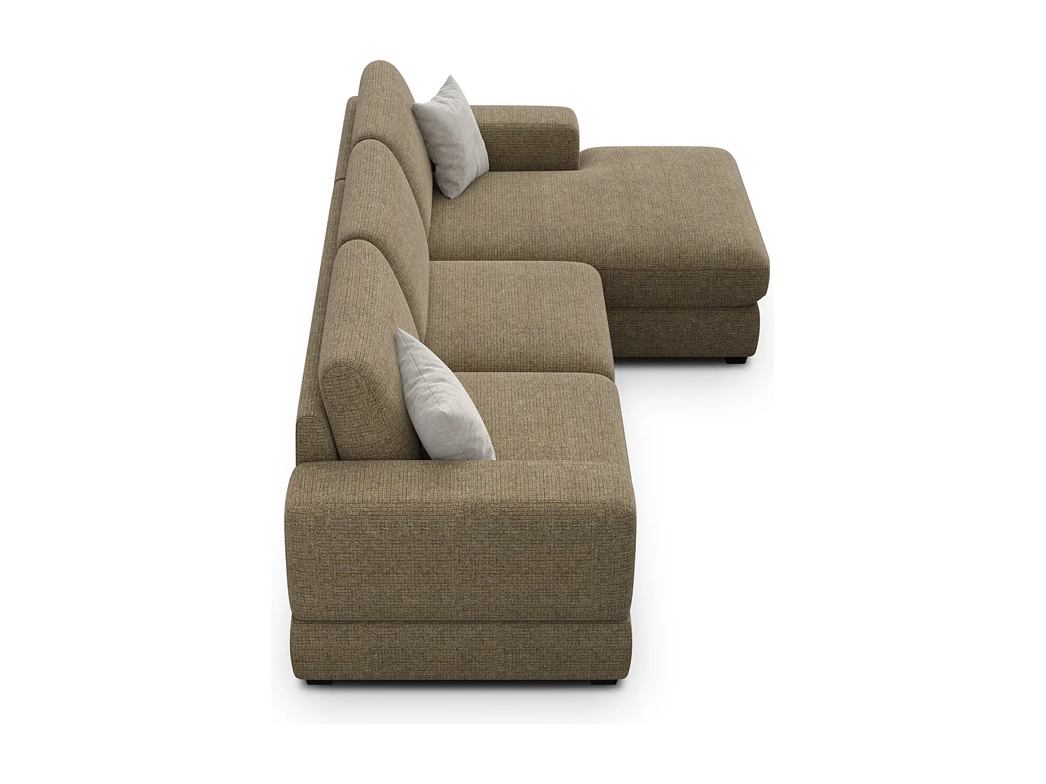 Ecksofa 4-Sitzer rechts OTTO, taupe