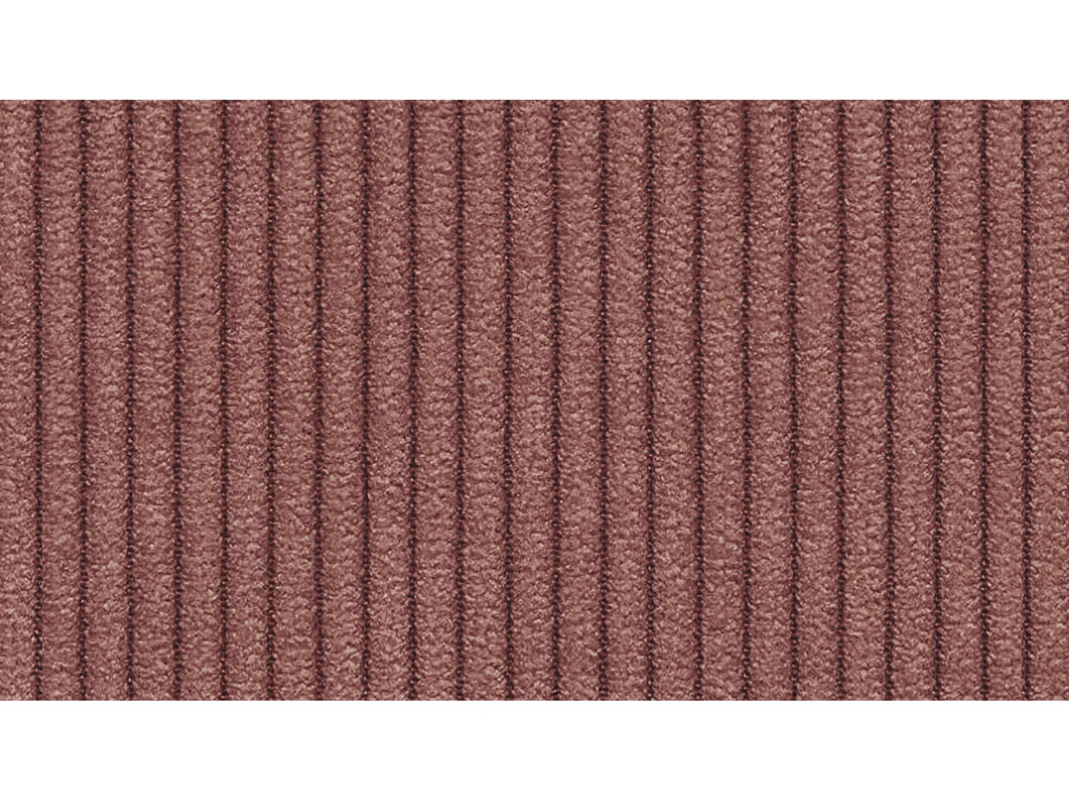 Canapé d'angle gauche 3 places VILT, tissu rose