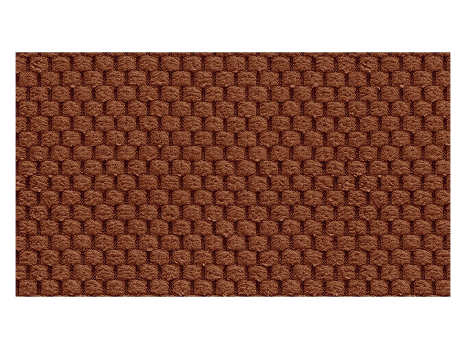 CANAPÉ D'ANGLE MELLOW 5 places, tissu orange