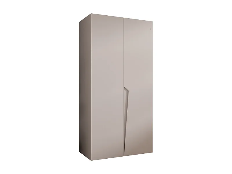 Armoire à portes battantes Piano 1 100 / 202 / 52 (Cachemire + poignées: Cachemire)