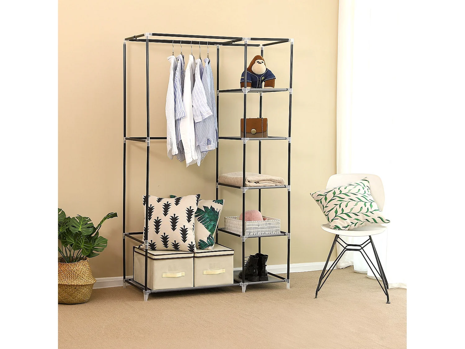 Armoire pliante en tissu